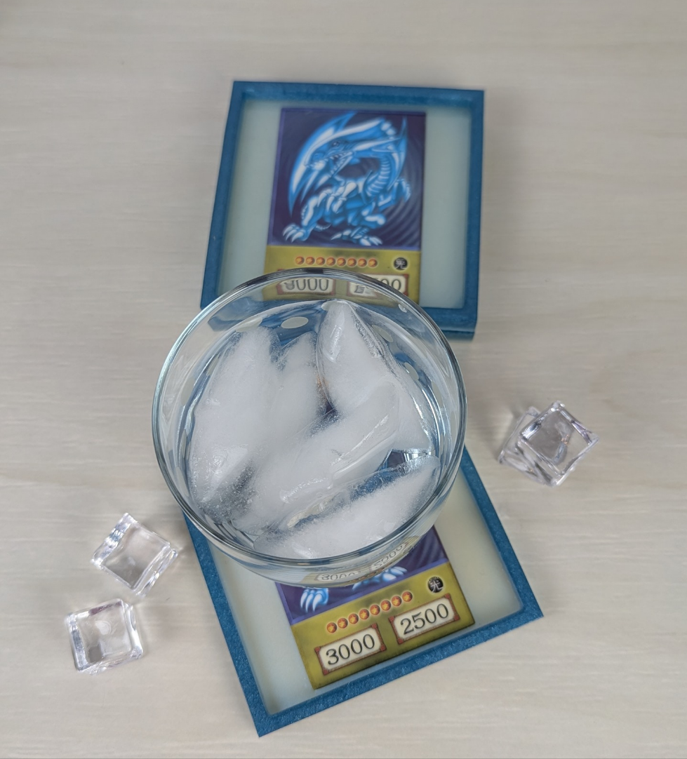 Yu-Gi-Oh! Blue Eyes Dragon Card Coaster Set