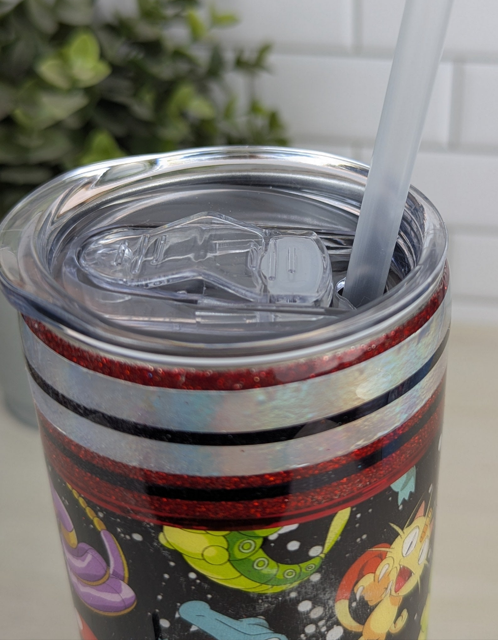 Pokemon Red/Black 20 oz Duo Lid Tumbler