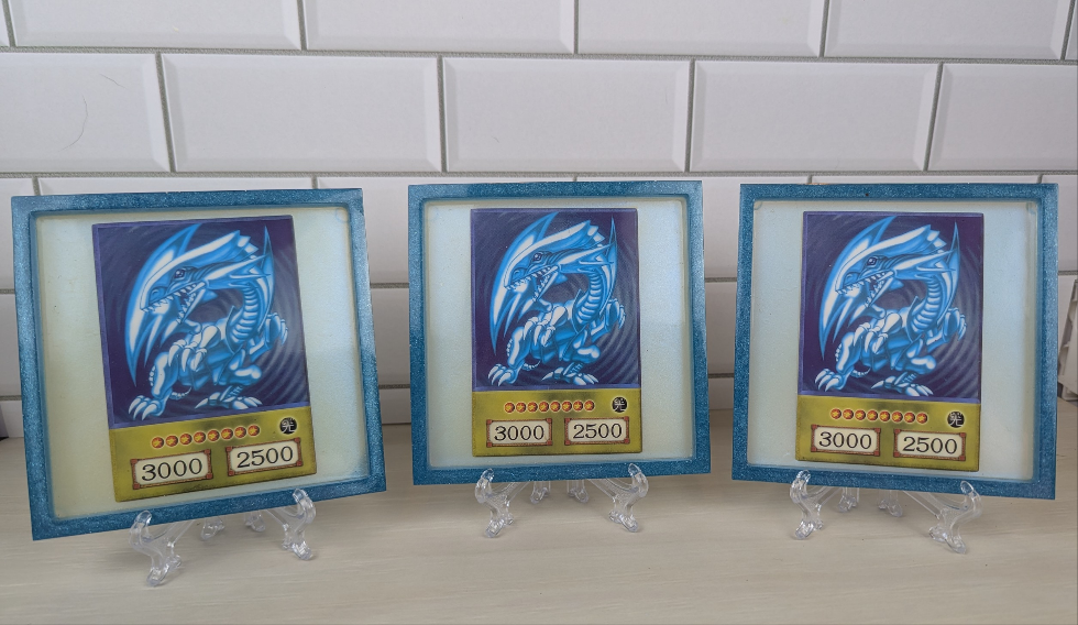 Yu-Gi-Oh! Blue Eyes Dragon Card Coaster Set
