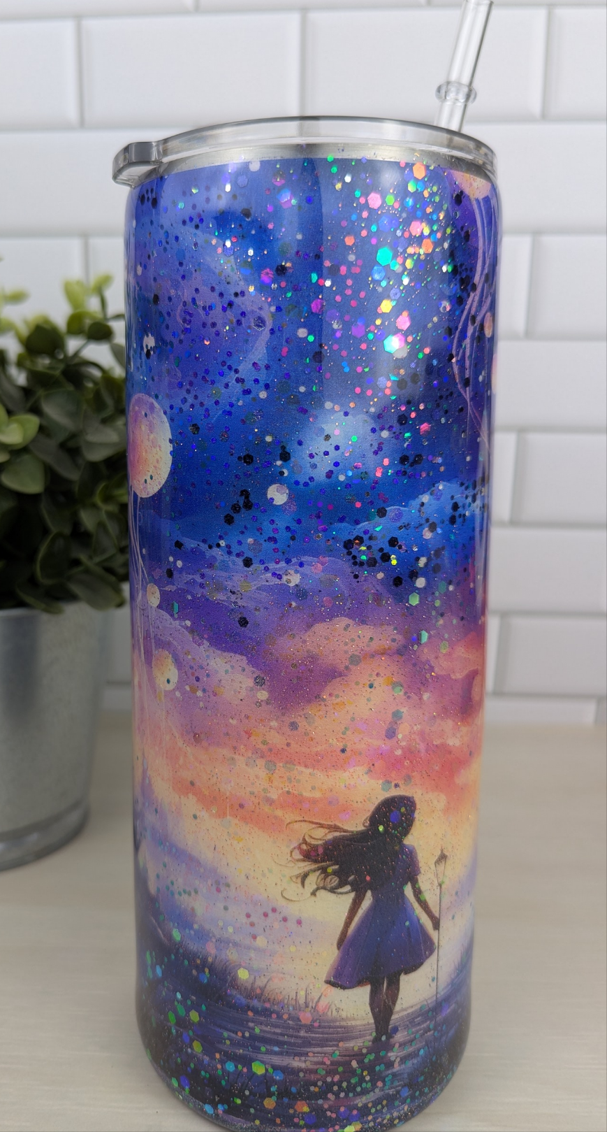 Fantasy Sky Girl 30 oz Tumbler