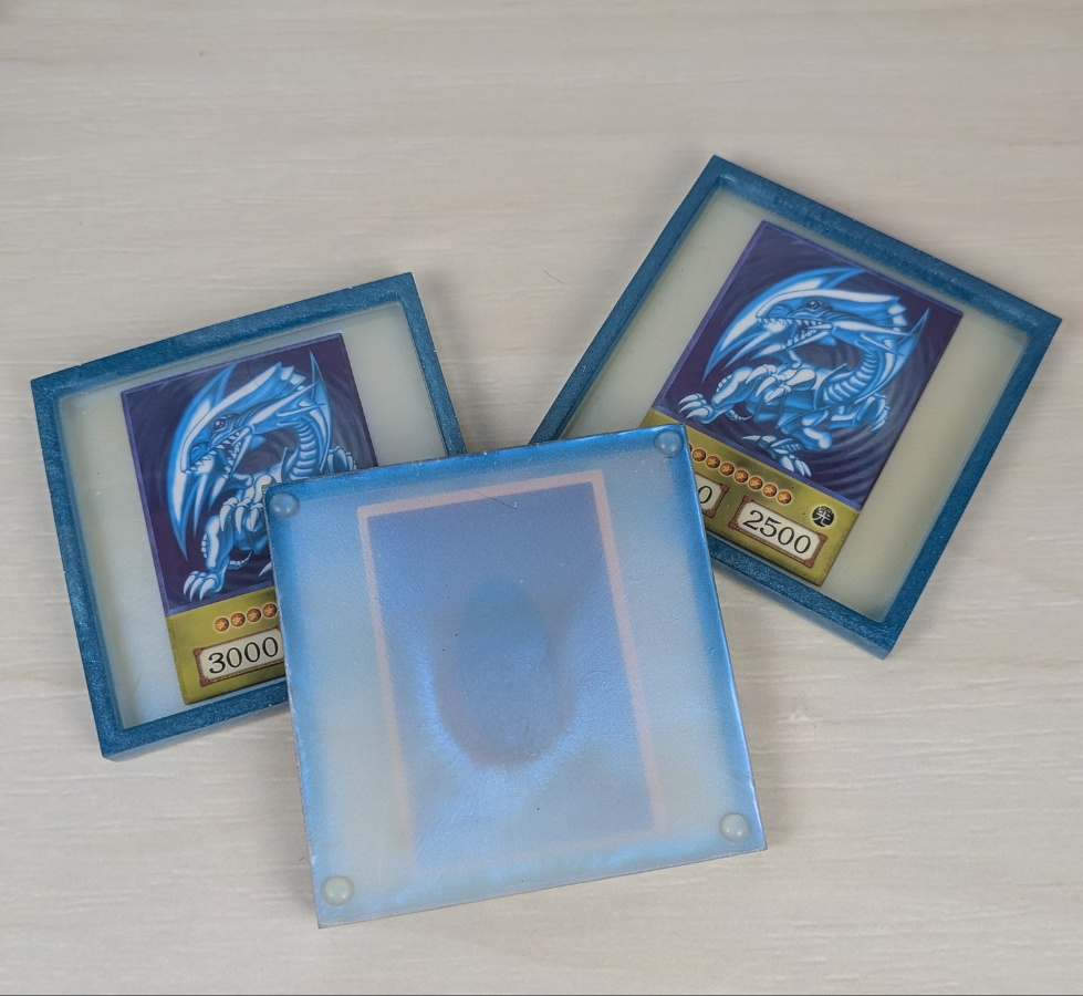 Yu-Gi-Oh! Blue Eyes Dragon Card Coaster Set
