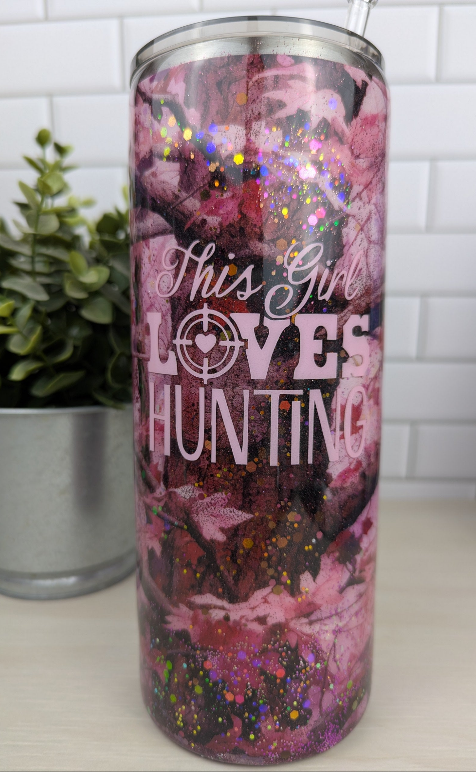 This Girls Loves Hunting 30 oz Tumbler