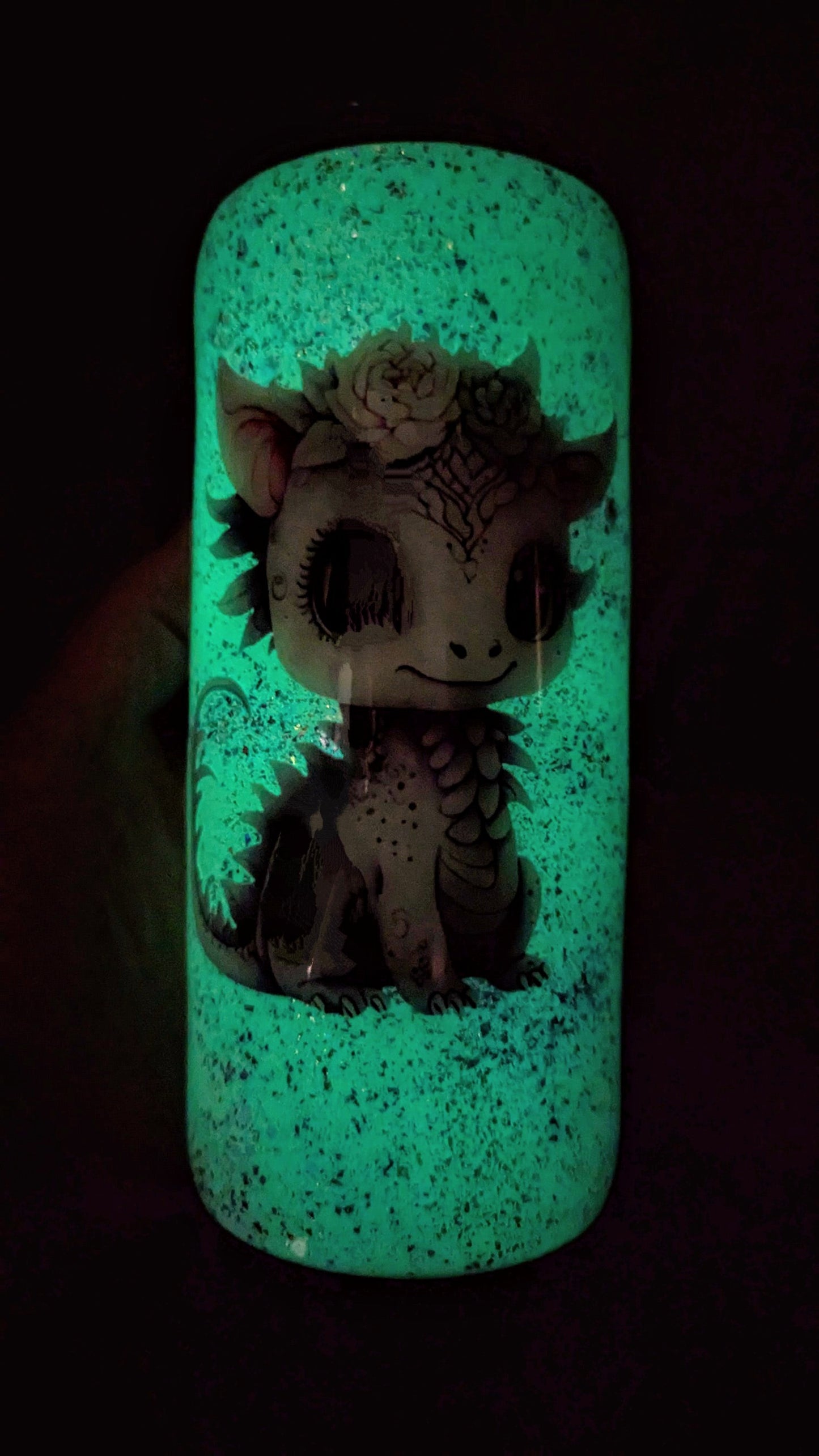 Baby Dragon Glow in the Dark 15 oz Tumbler