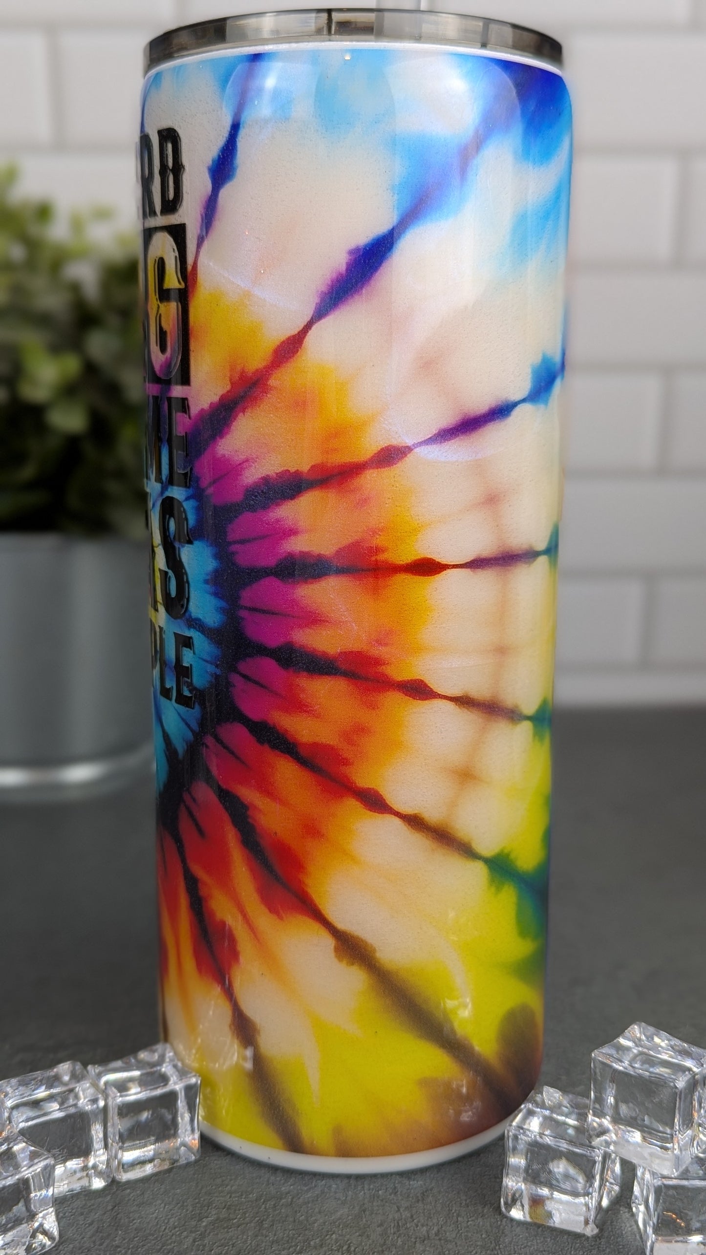 Being Old Tie Die 30 oz Tumbler