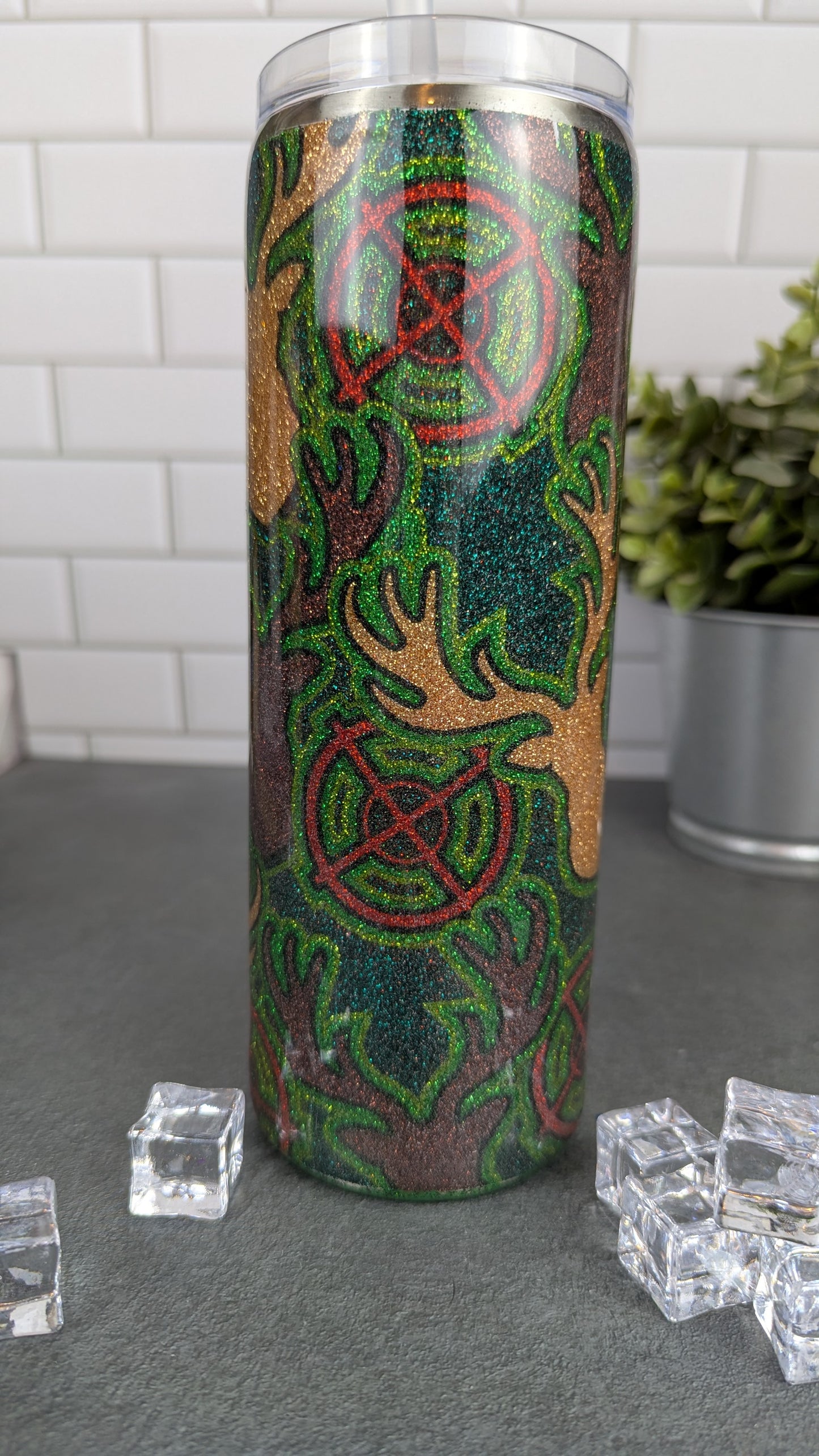 Buck Hunting Burst 20oz Tumbler