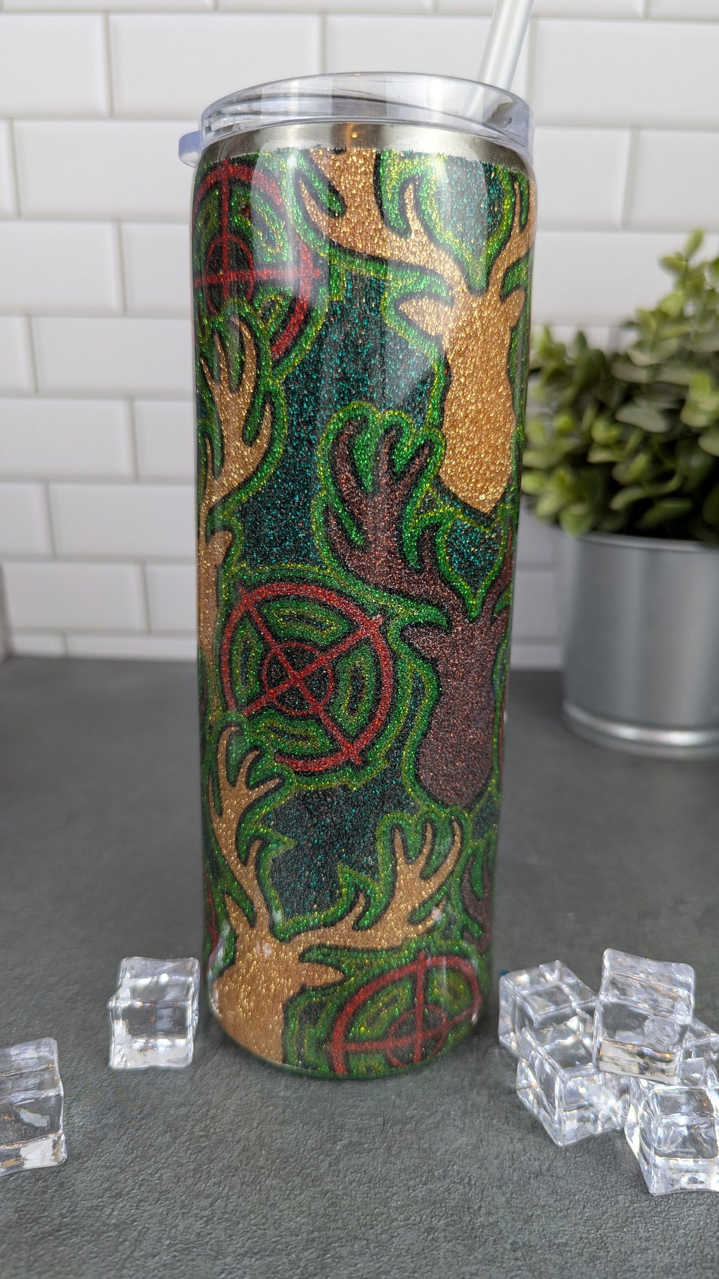 Buck Hunting Burst 20oz Tumbler