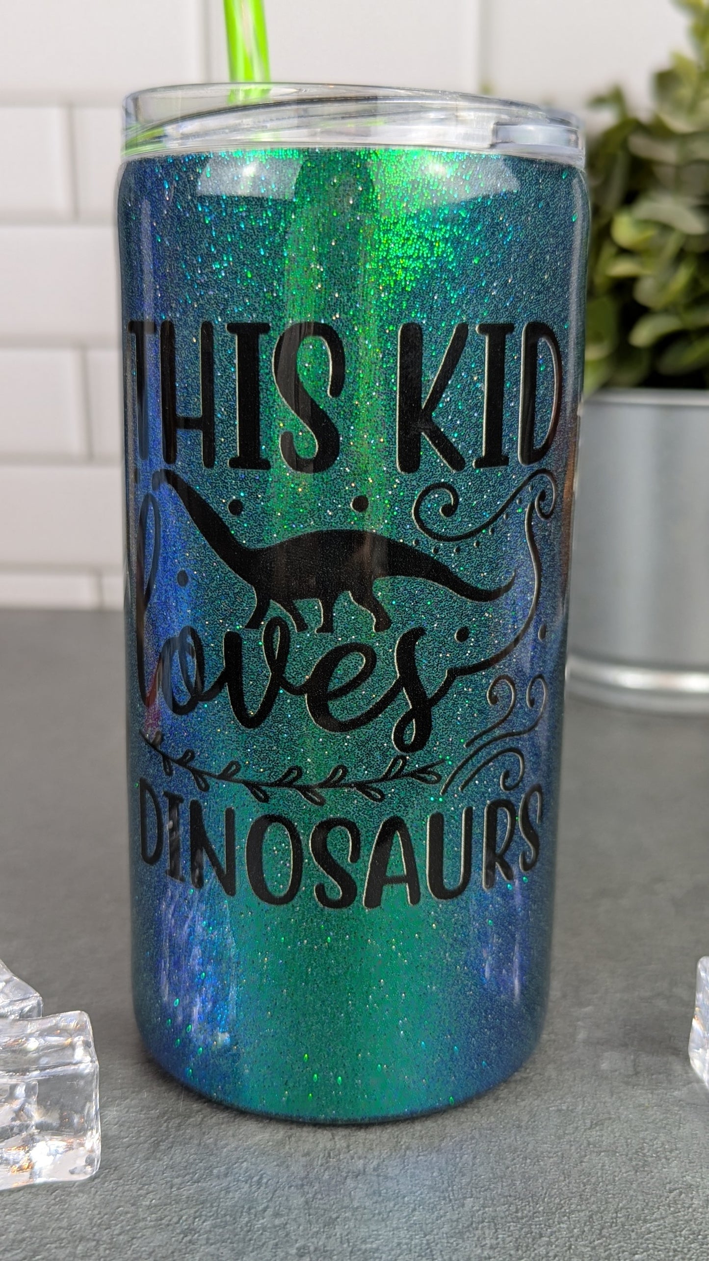 Dinosaur Kid 15oz Tumbler
