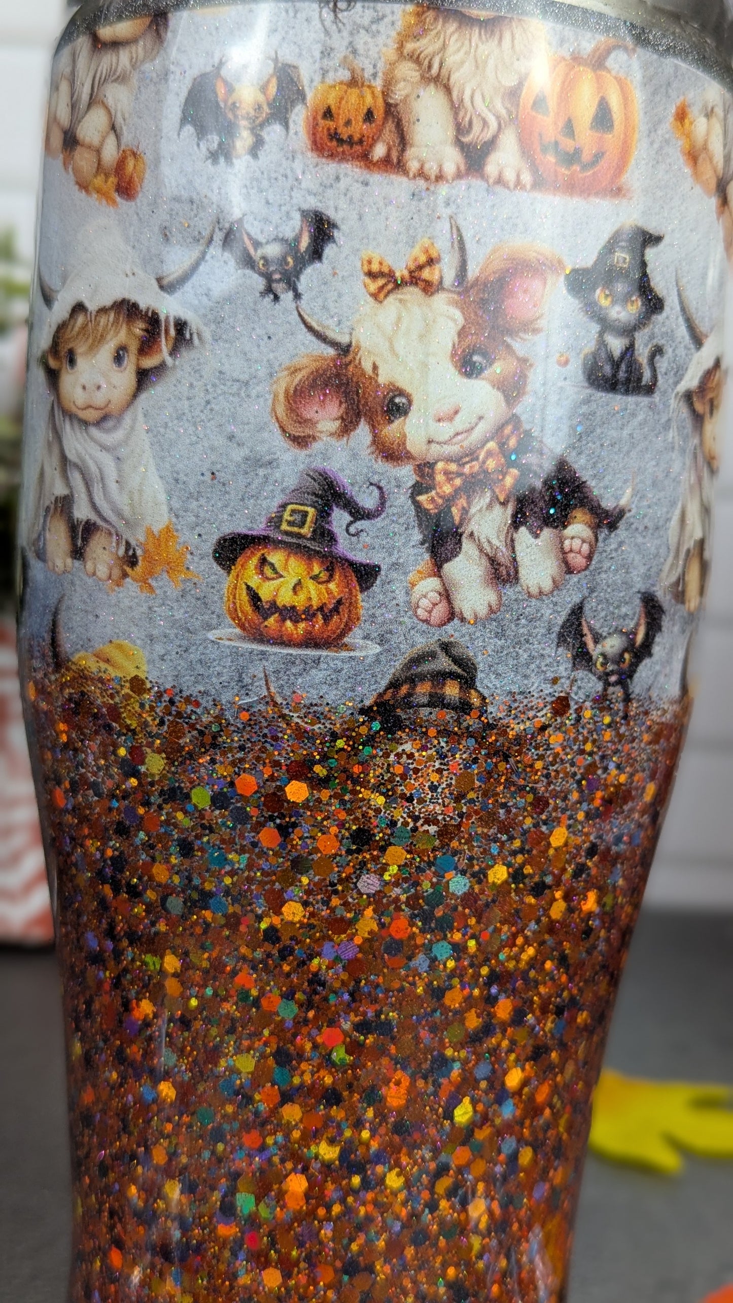 Moo Boo Fluffy Cow 32 oz Tumbler