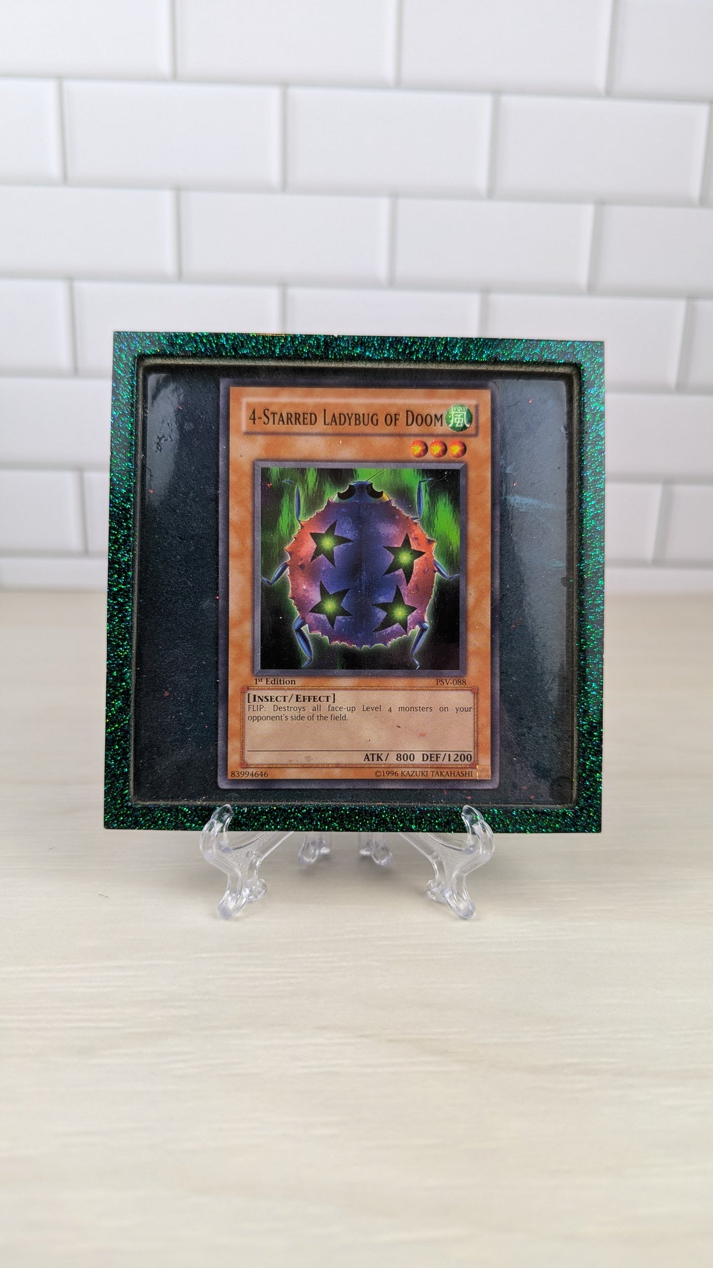Yu-Gi-Oh! 4-Starred Lady Bug of Doom Card Coaster