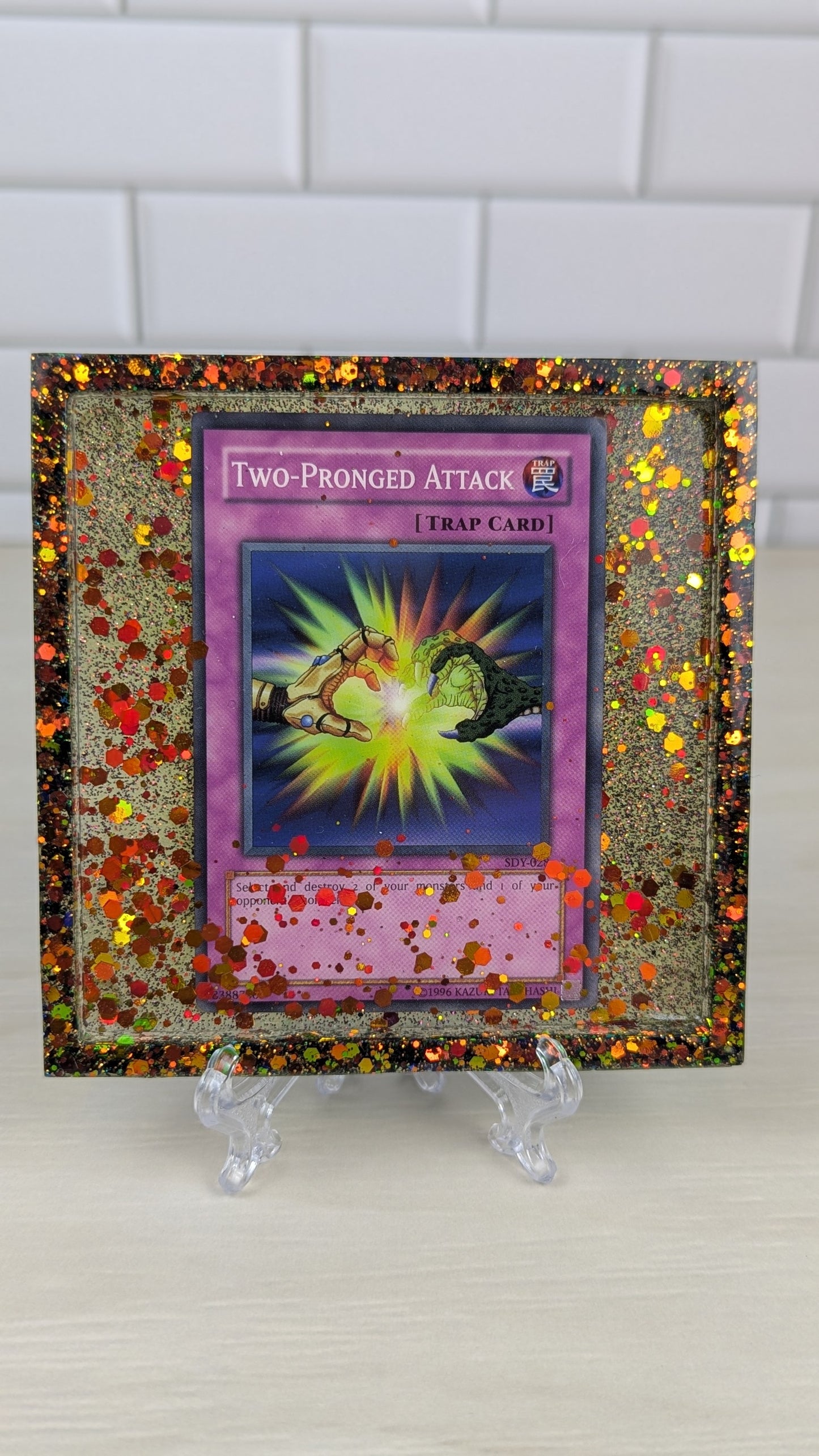 Yu-Gi-Oh! Two-Pronged Attack Card Coaster