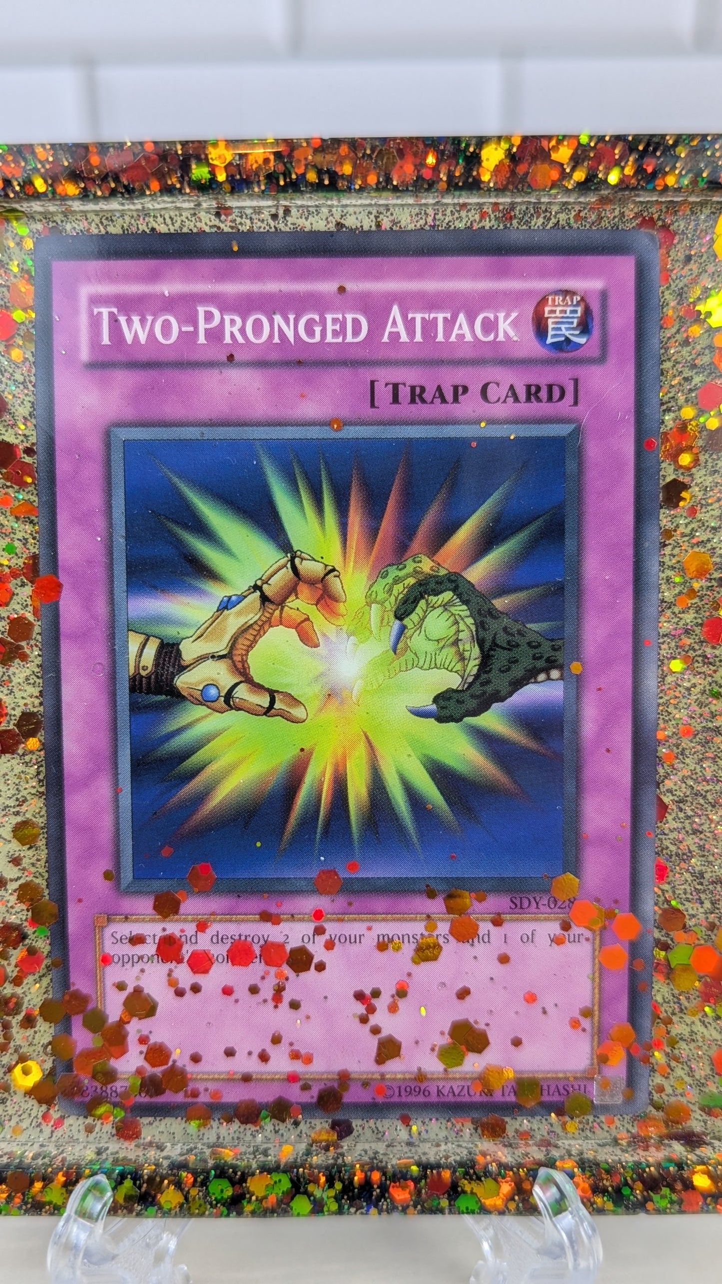 Yu-Gi-Oh! Two-Pronged Attack Card Coaster
