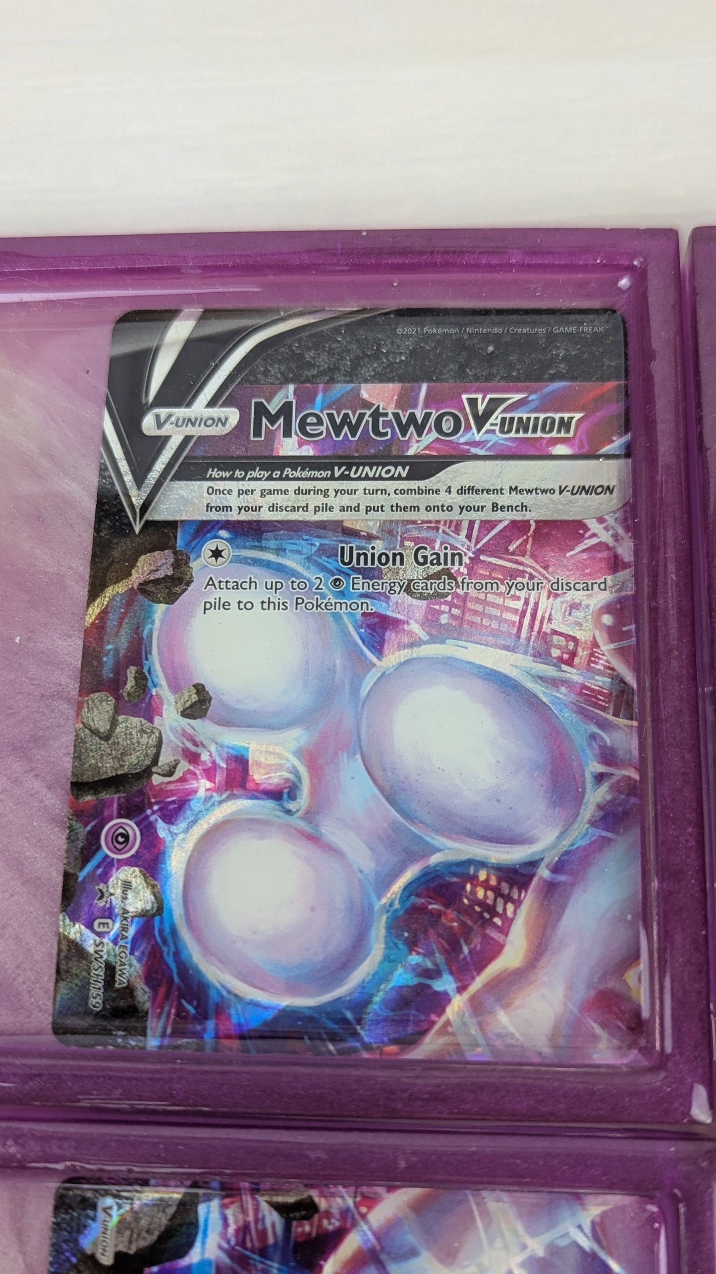 Mewtwo V Union Card Coaster Set