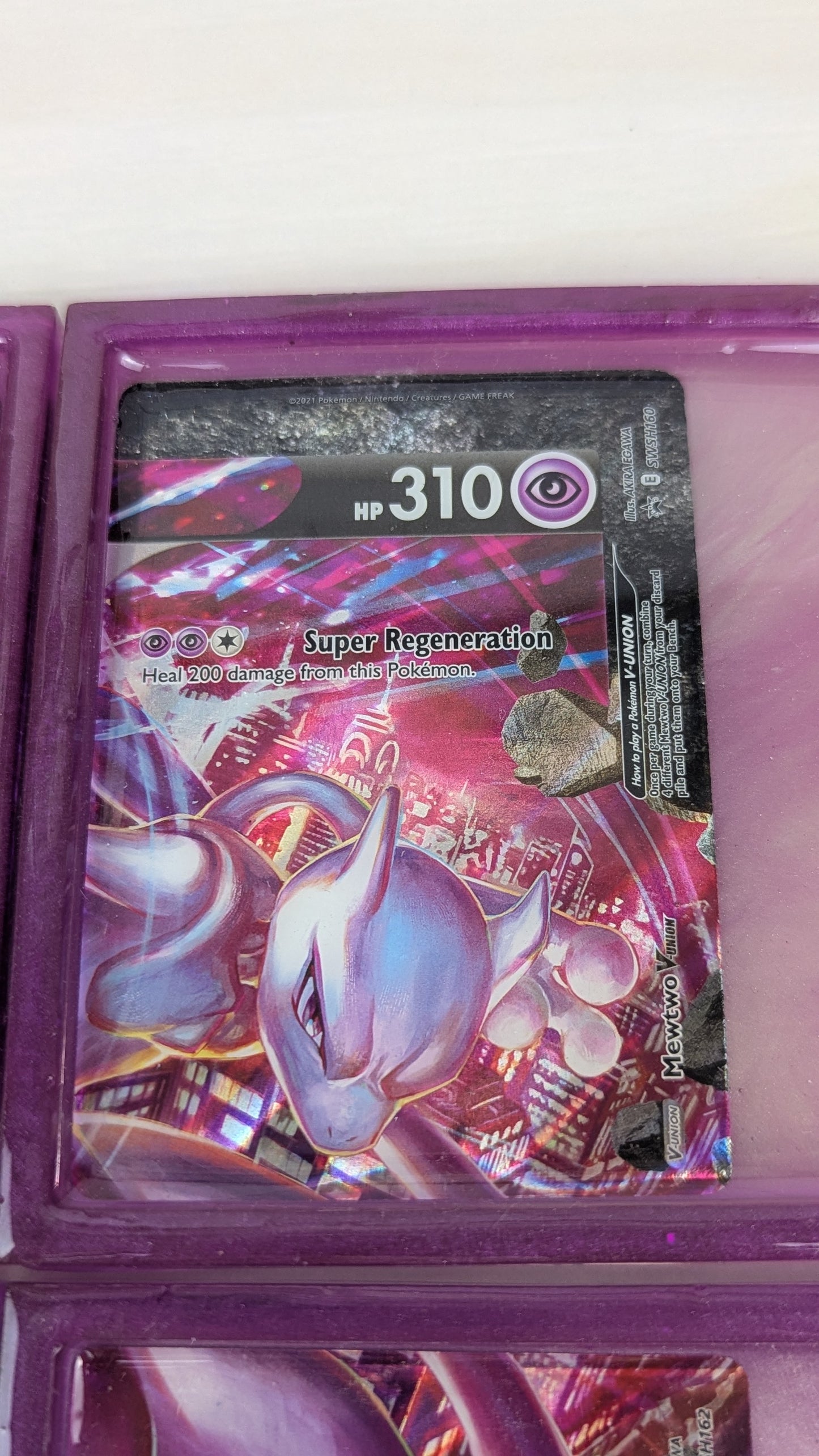 Mewtwo V Union Card Coaster Set