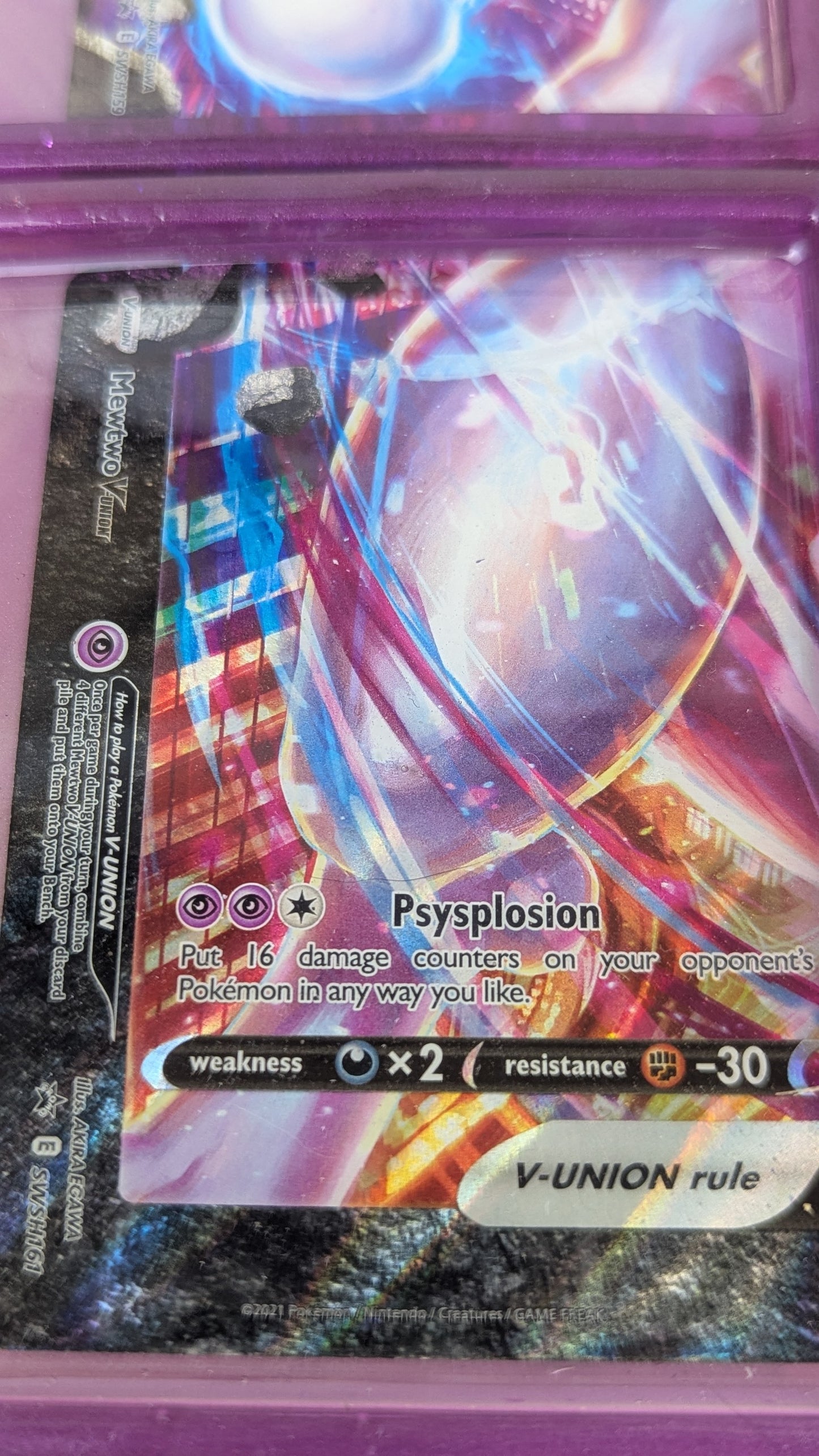 Mewtwo V Union Card Coaster Set