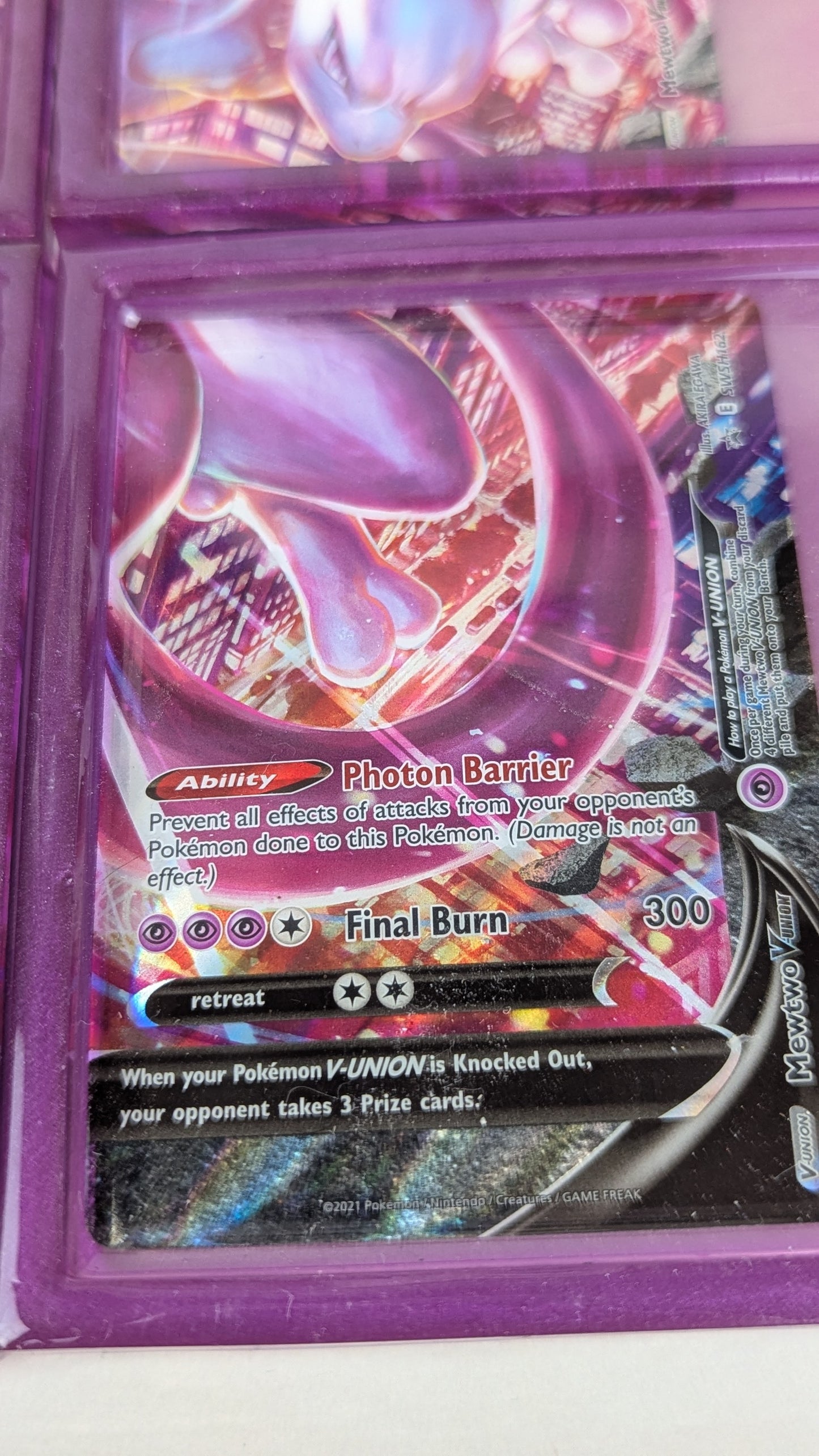 Mewtwo V Union Card Coaster Set