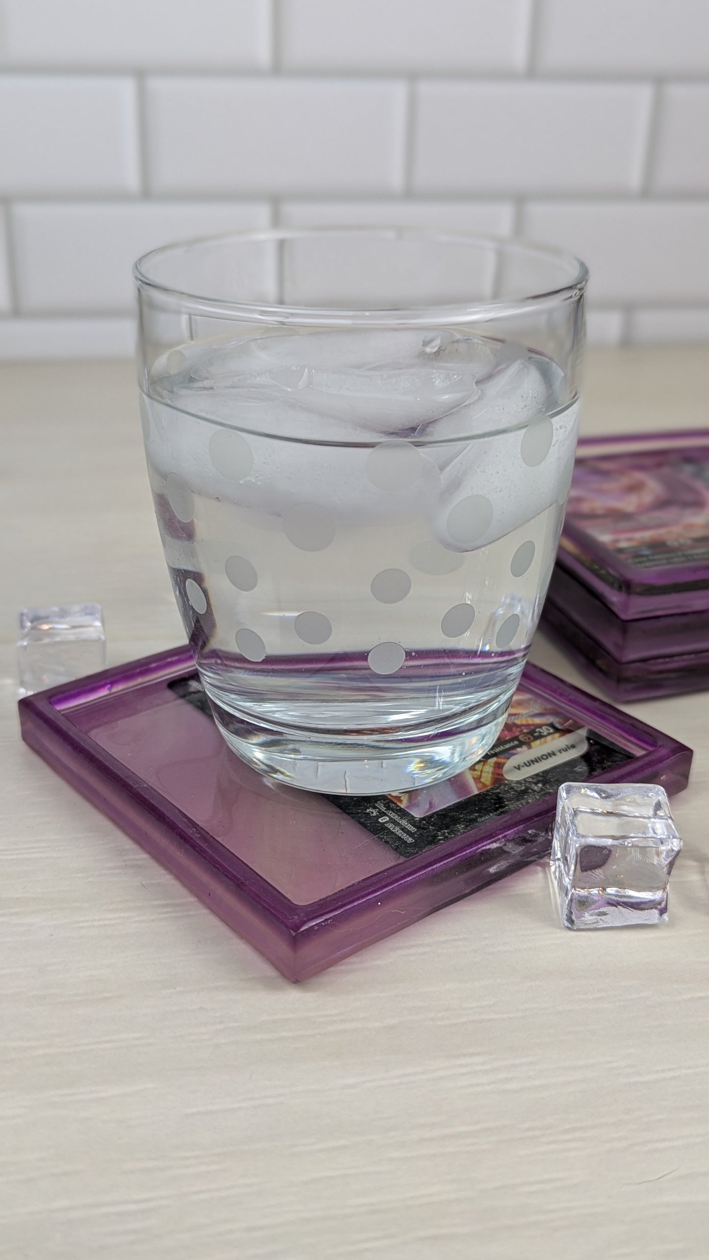 Mewtwo V Union Card Coaster Set