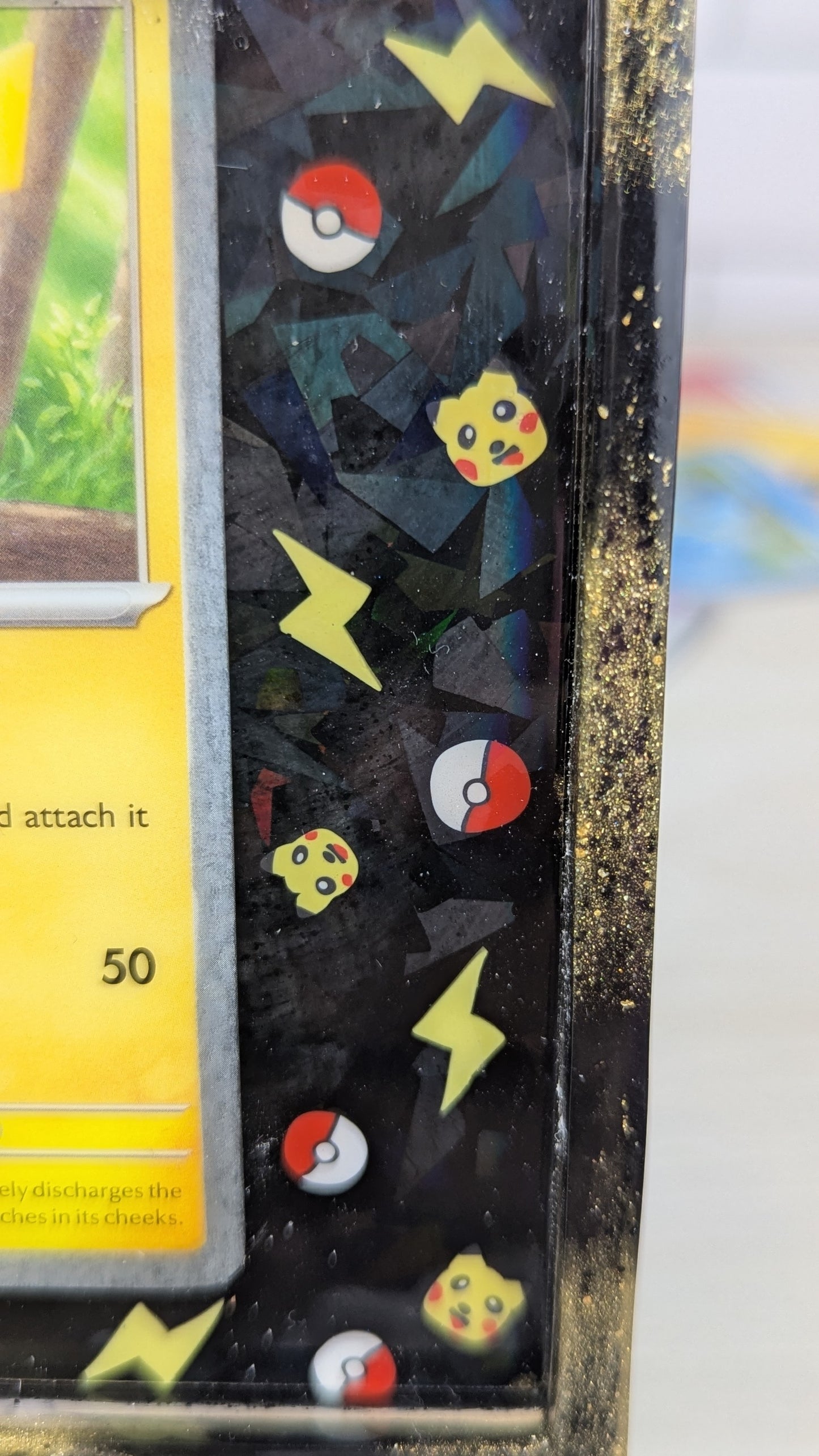 Pikachu Black & Yellow Card Coaster