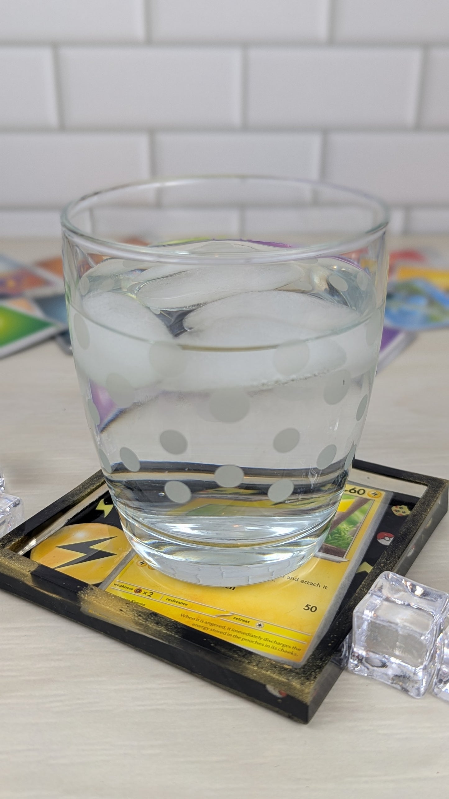Pikachu Energy Ball Card Coaster