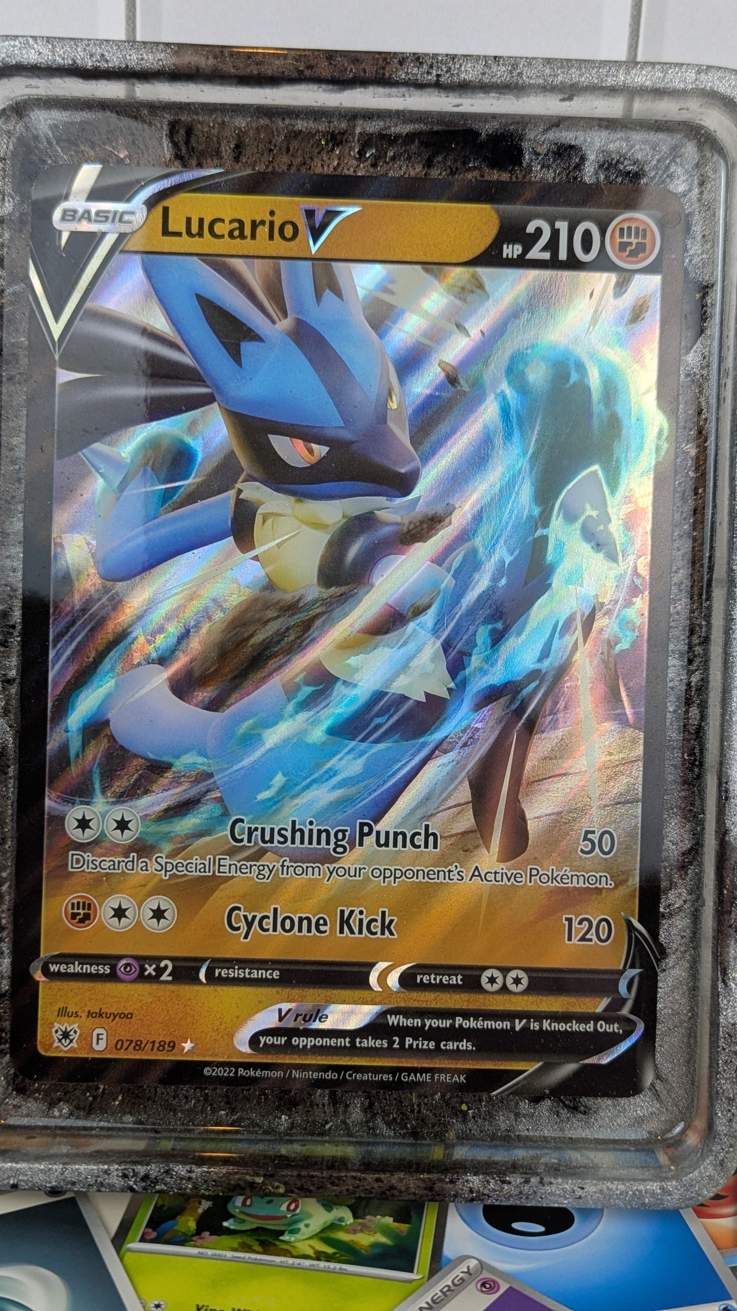 Lucario V Jumbo Resin Card Tray