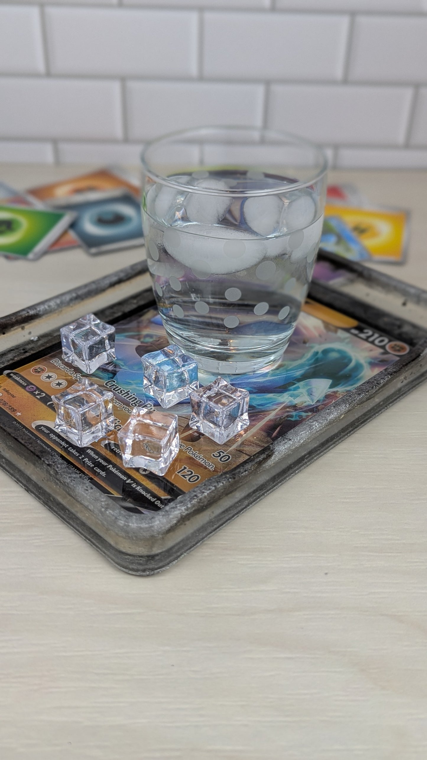 Lucario V Jumbo Resin Card Tray