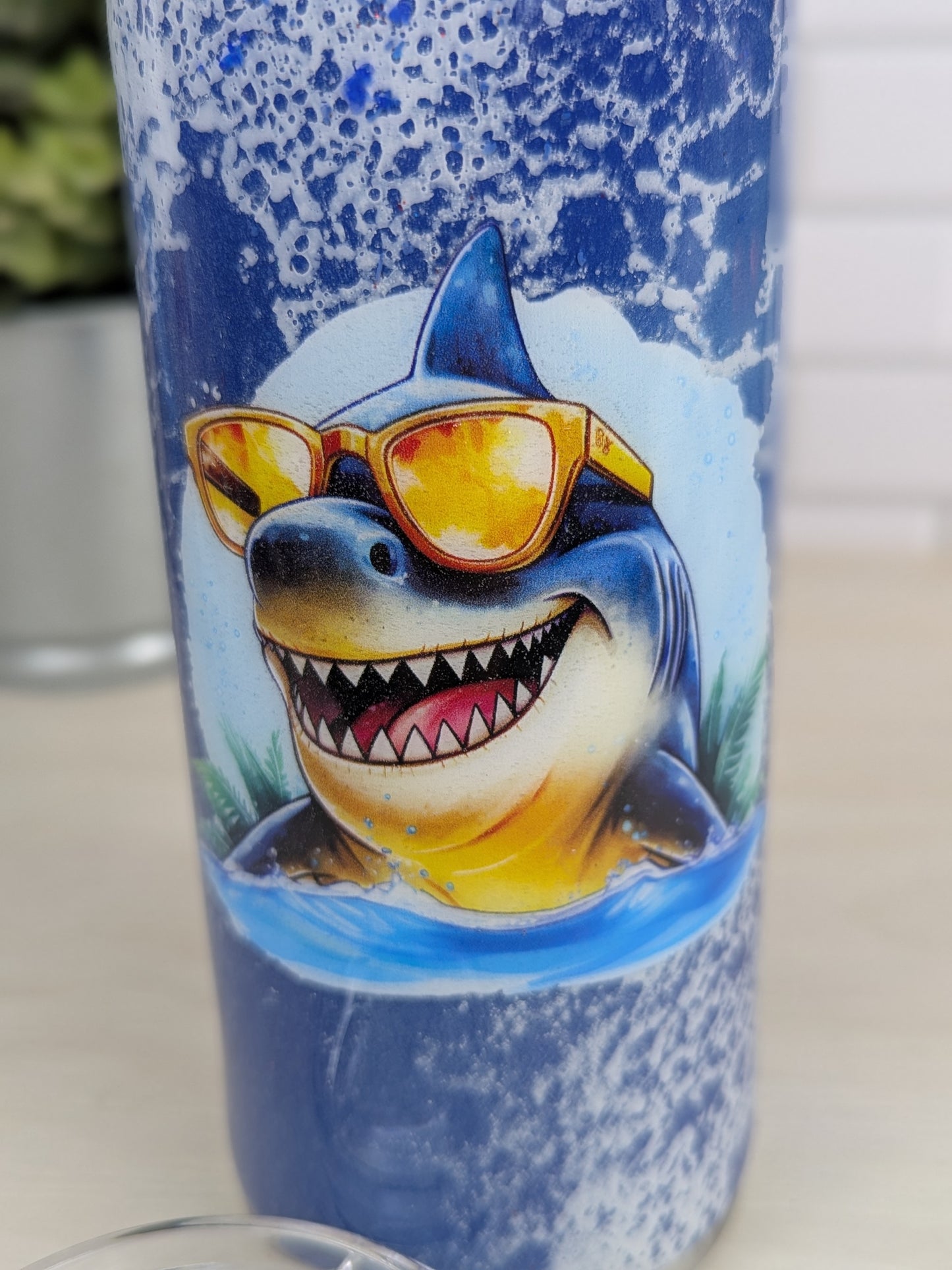 Cool Shark Ocean 15 oz Duo Lid Tumbler