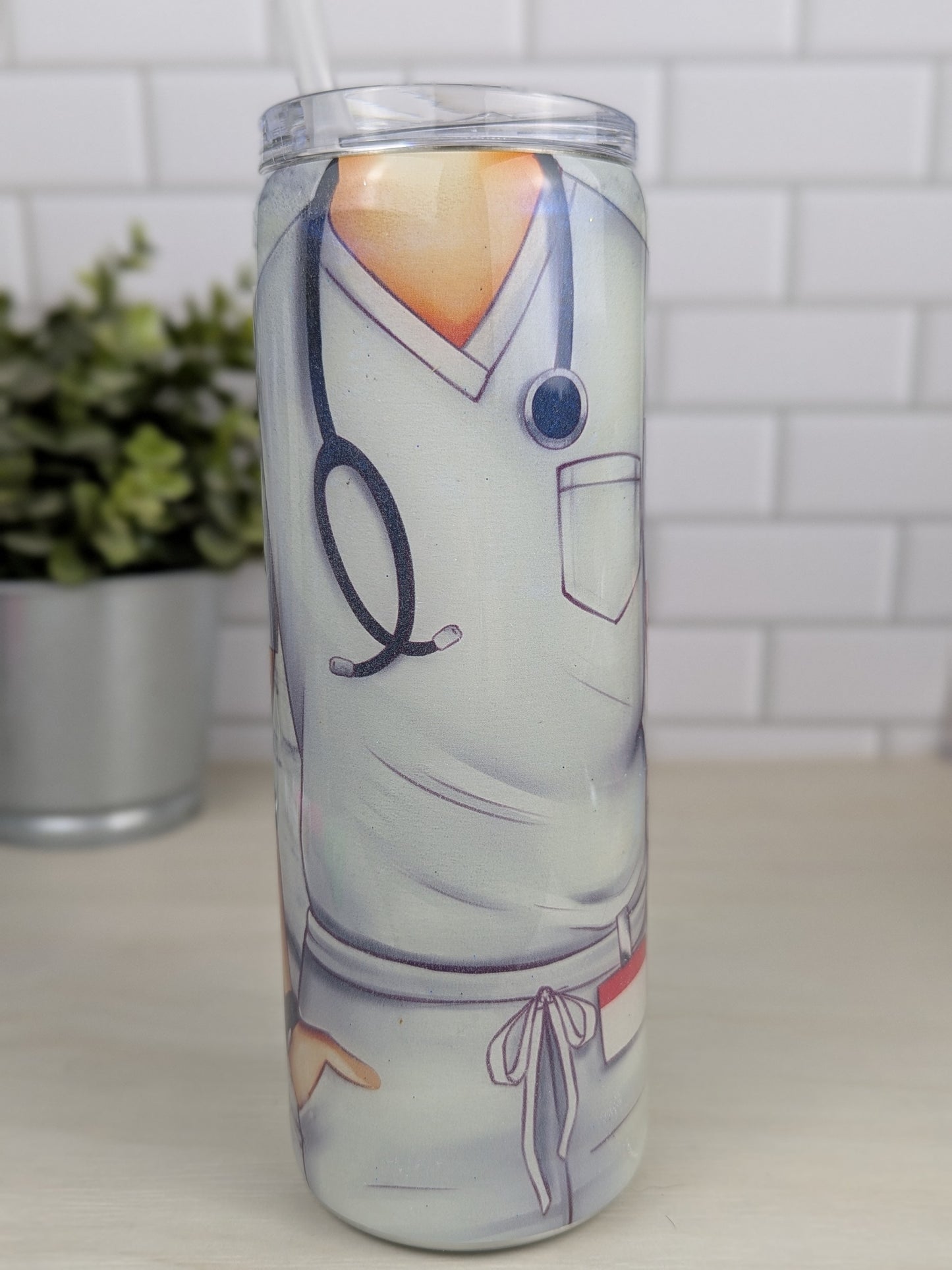 Nurse Ingredients 20iz Skinny Tumbler