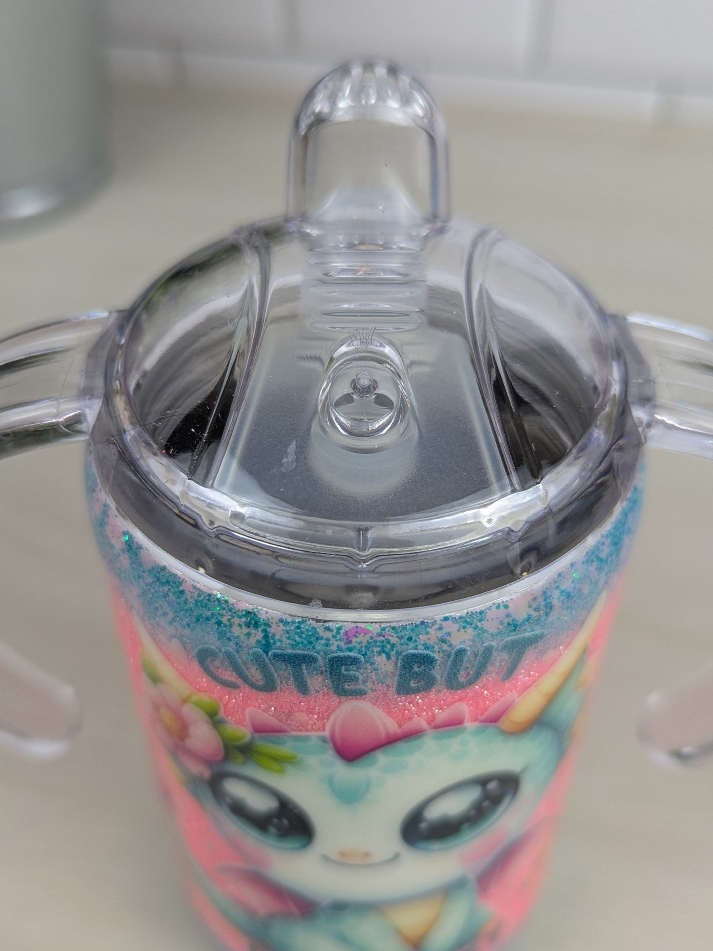 Cute But Dragoney 12 oz Sippy Duo Cup