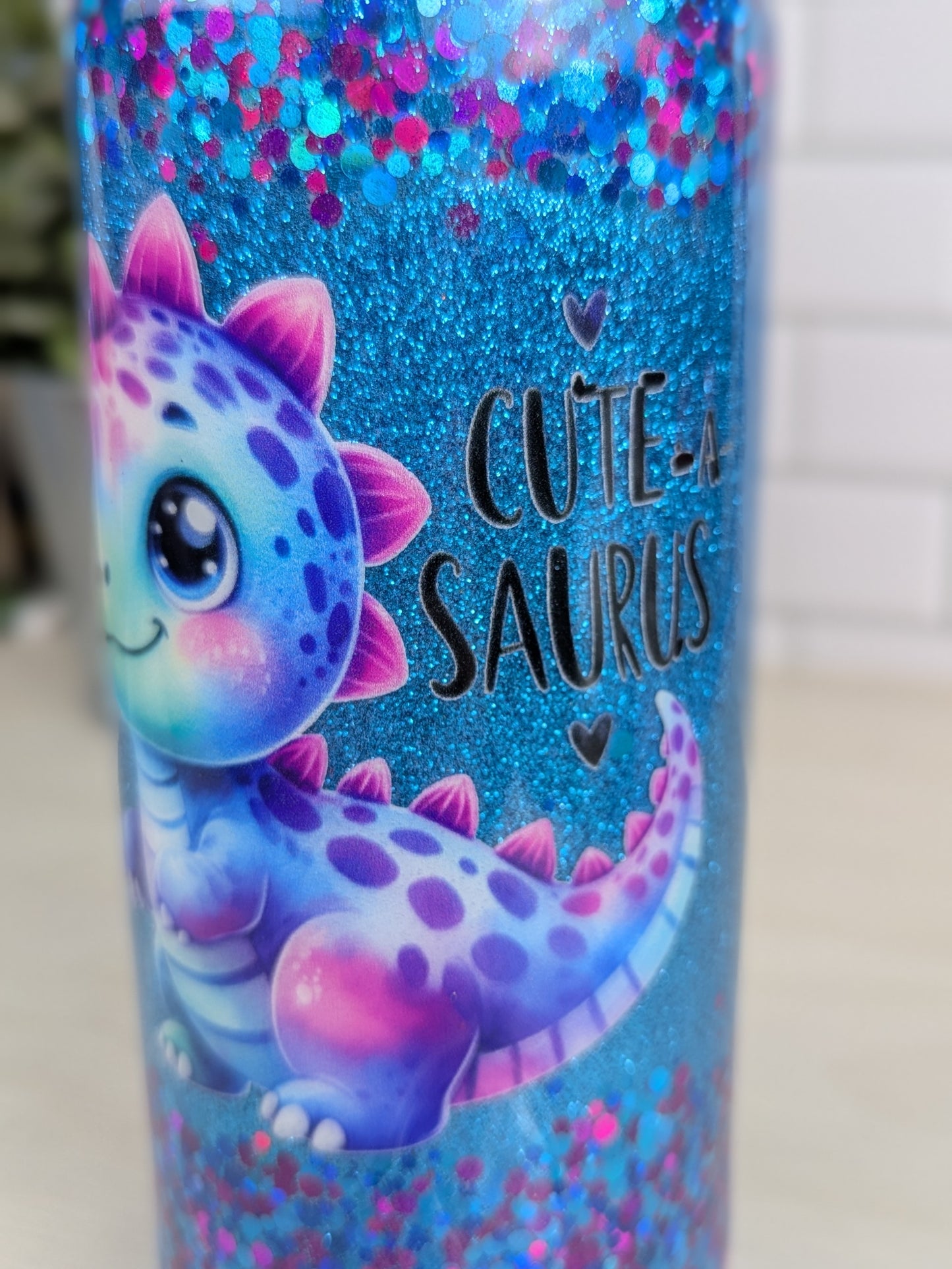 Cute-A-Saurus 15 oz Duo Lid Tumbler