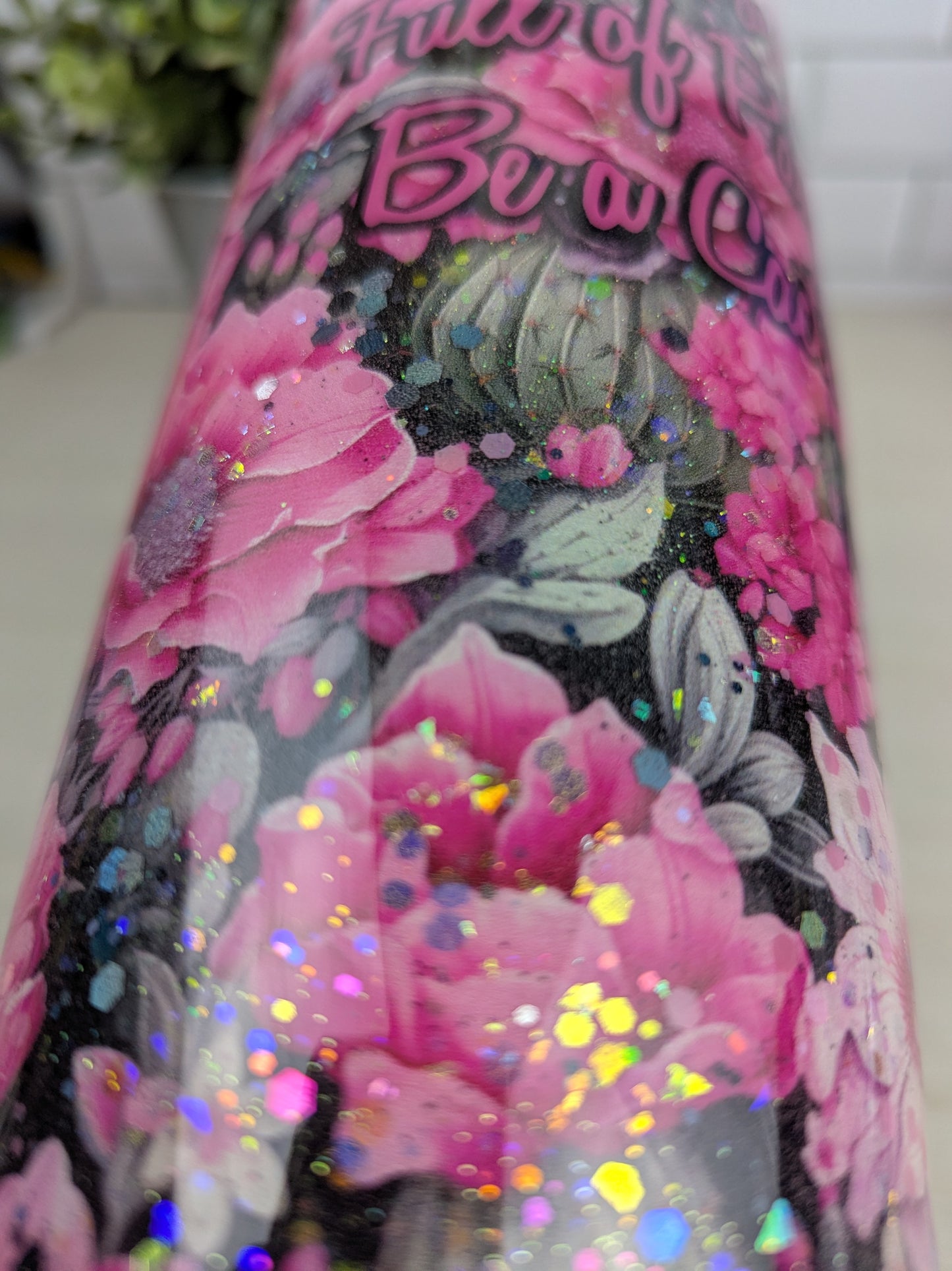 In a World Full of Pansies 30 oz Tumbler
