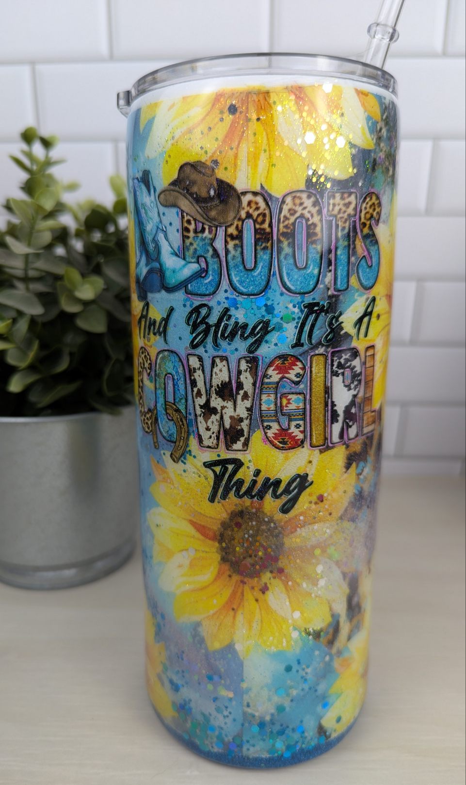 Boots And Bling 30 oz Tumbler