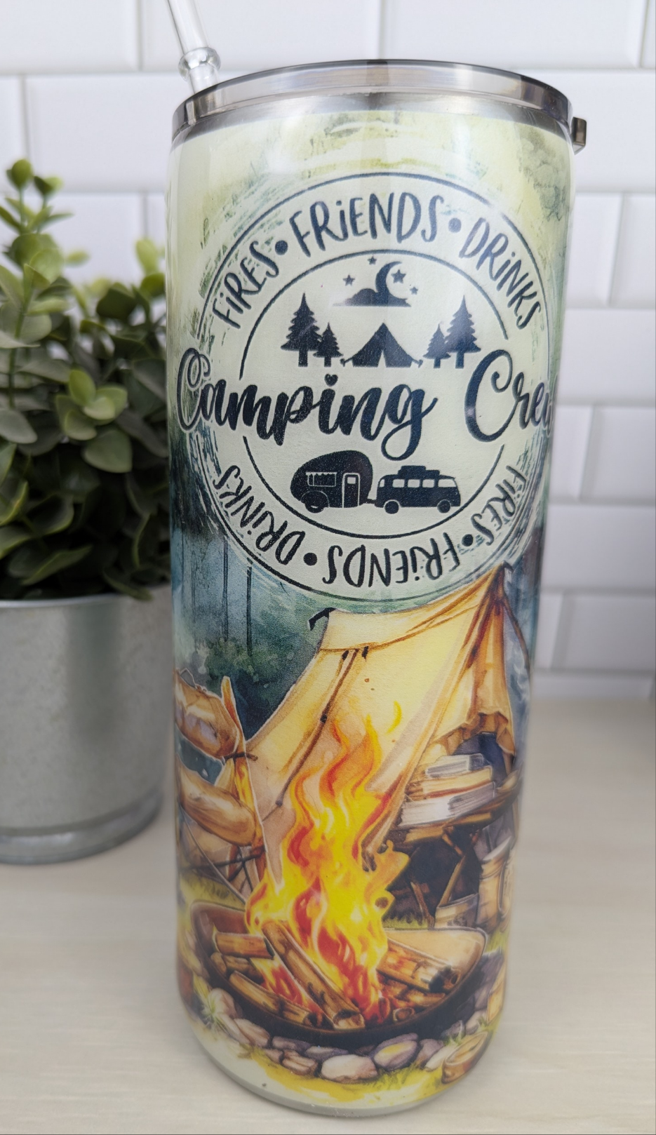 Camping Crew 30 oz Tumbler