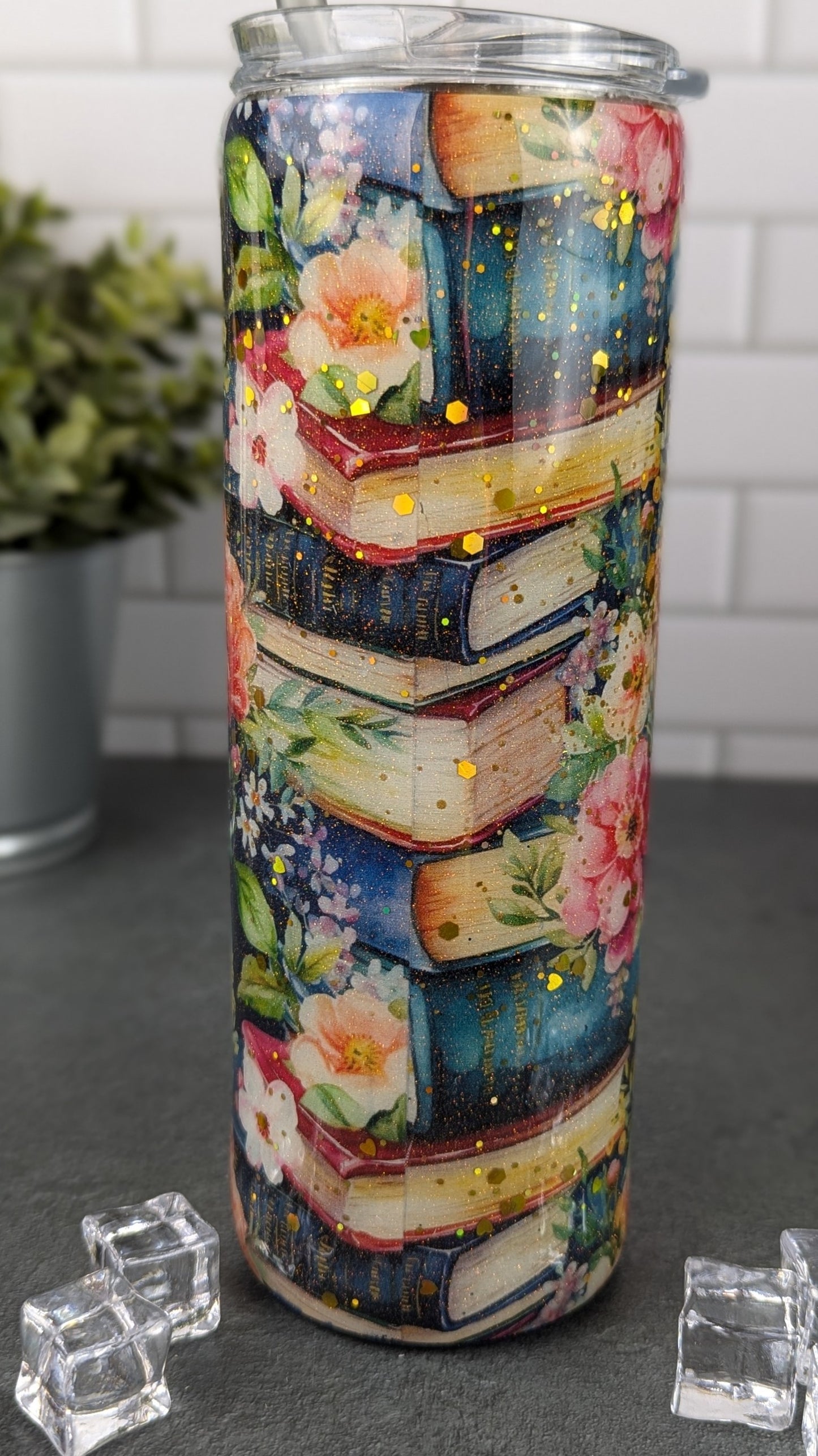 Just a Girl Who Loves Books 20 oz Tumbler