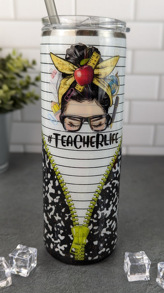 Teacher Life Composition Book 20 oz Tumbler