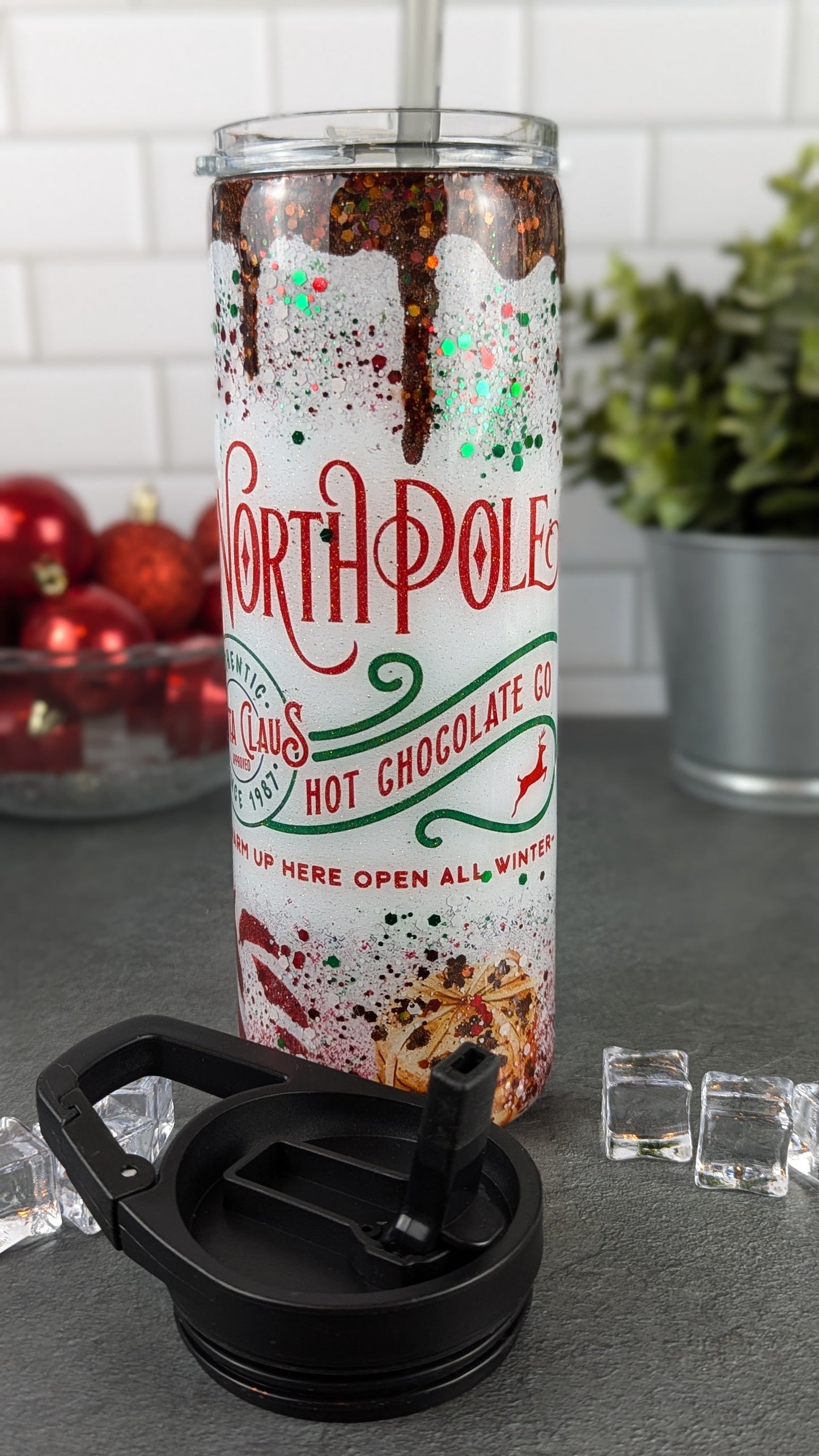 North Pole Bakery Sweets Duo Lid 20 oz Tumbler