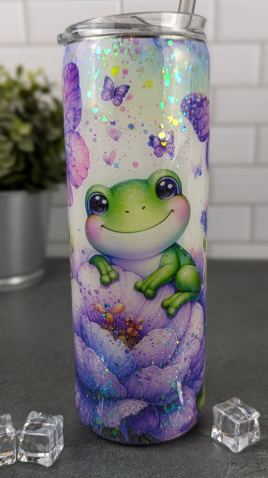 Frog and Floral 20 oz Tumbler