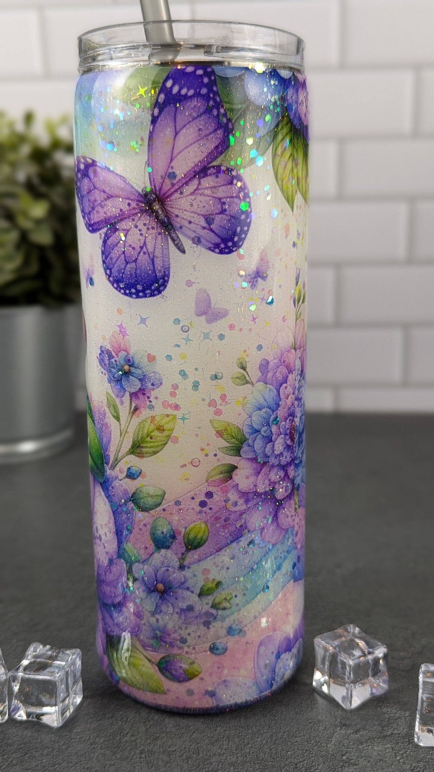 Frog and Floral 20 oz Tumbler