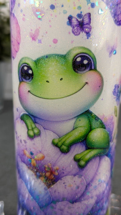 Frog and Floral 20 oz Tumbler