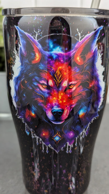 Night Wolf 30 oz Tumbler