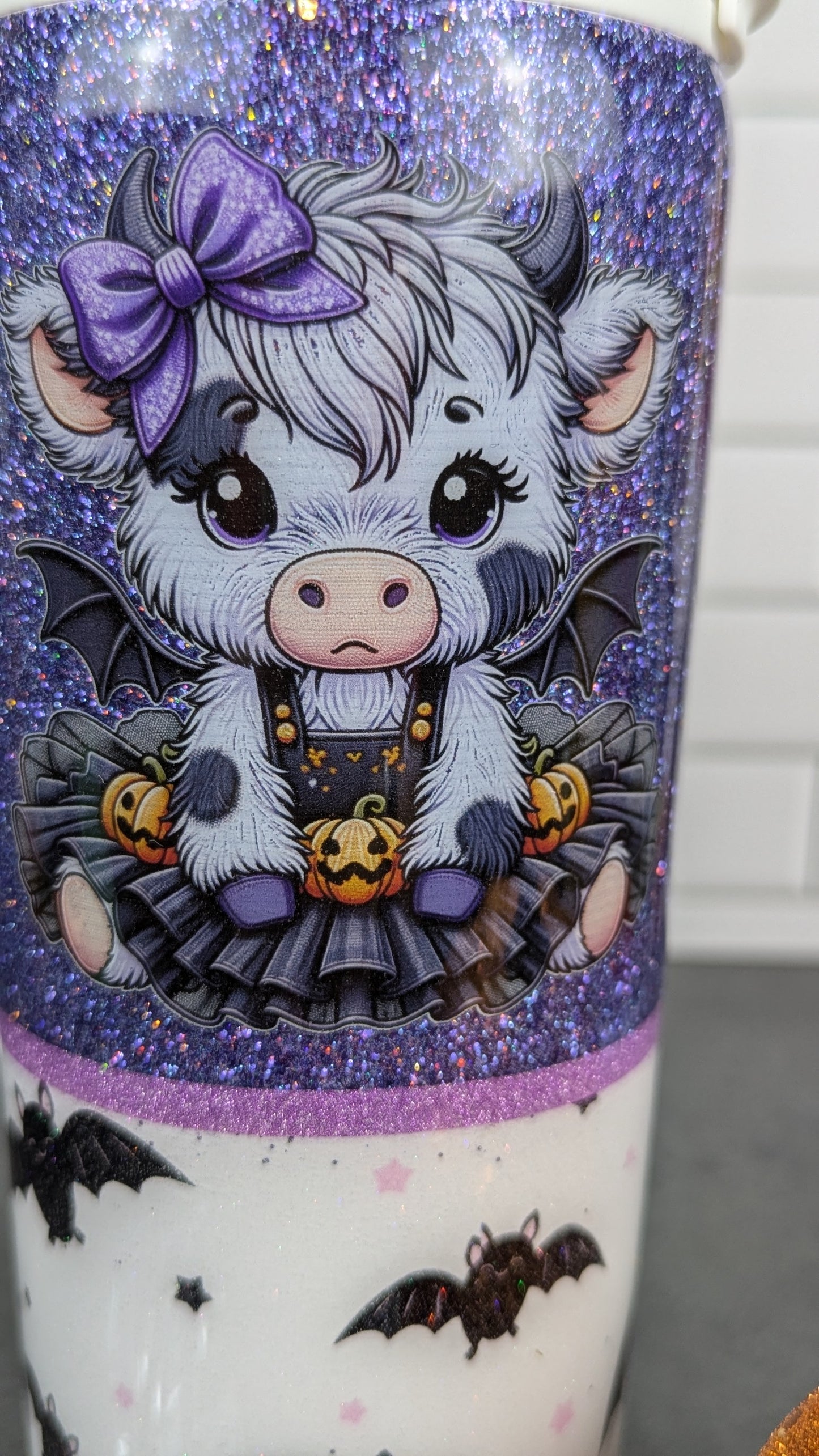 Batty Baby Cow 24 oz Duo Flip Lid Tumbler