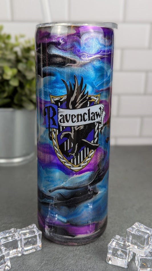 Ravenclaw Metallic Swirl 20 oz Tumbler