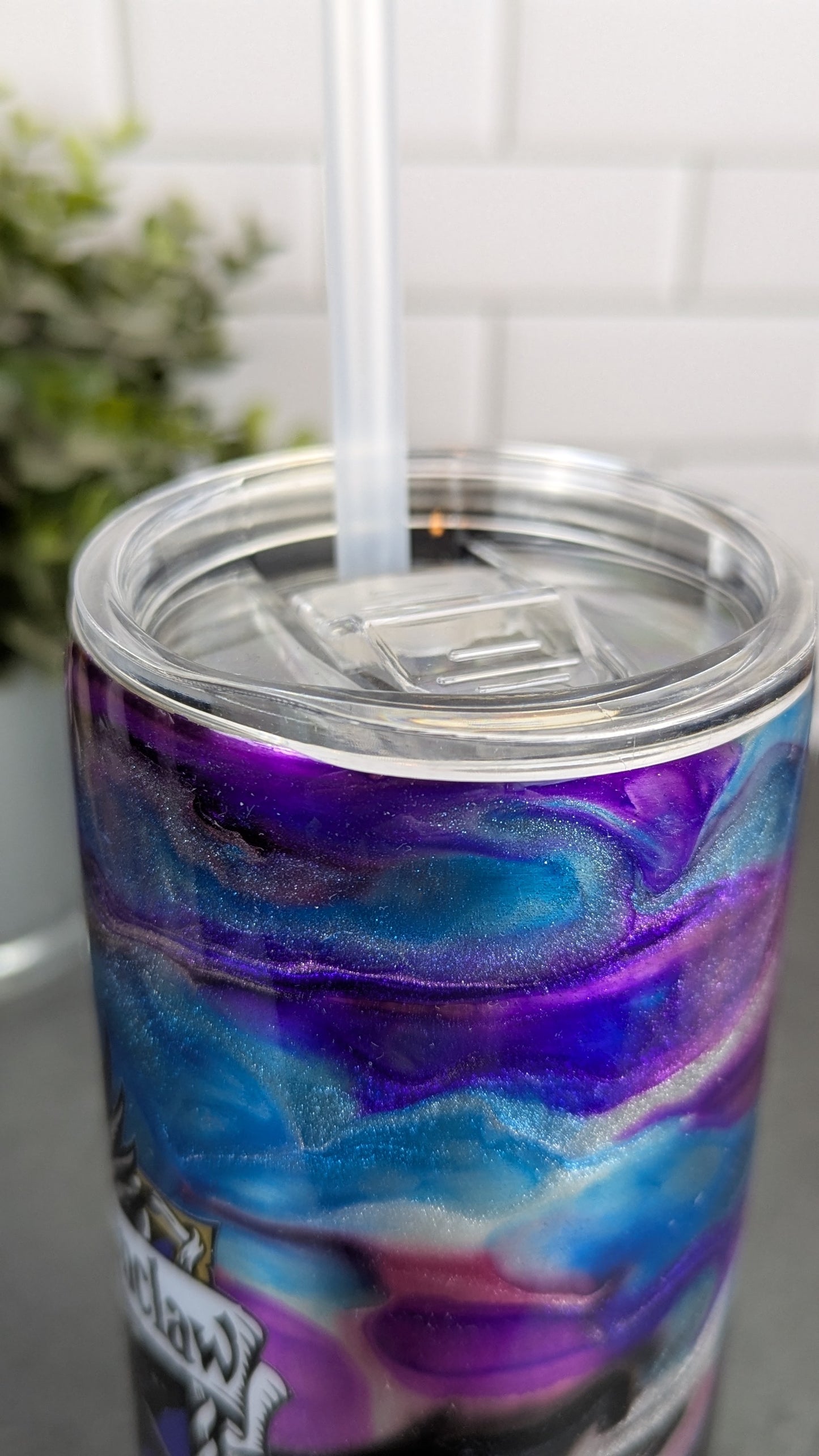 Ravenclaw Metallic Swirl 20 oz Tumbler