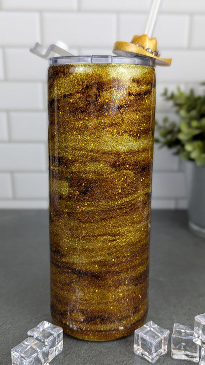 Glitter Swirl Steamboat 30 oz Tumbler