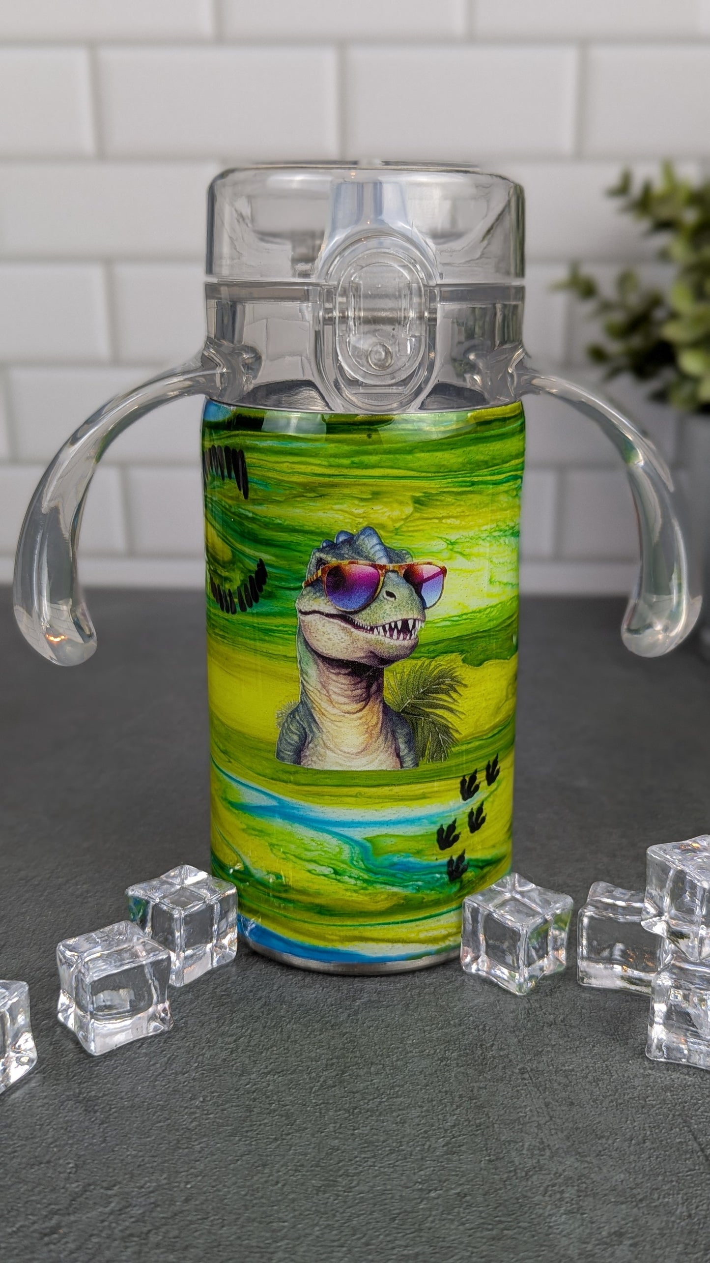 Dinosaur 12oz Sippy Cup/Tumbler