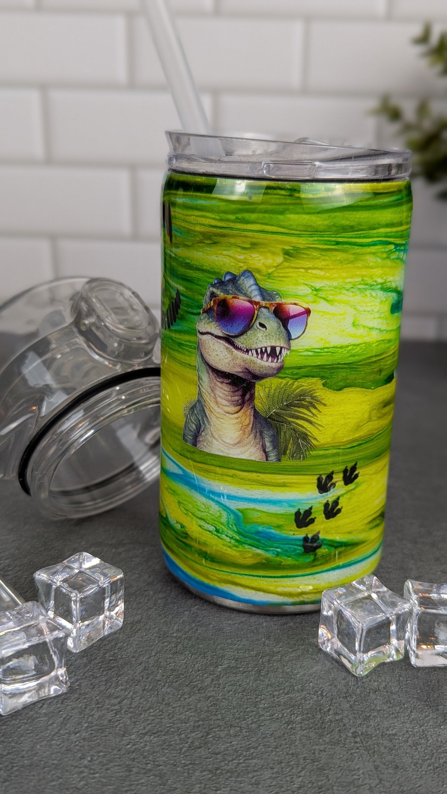 Dinosaur 12oz Sippy Cup/Tumbler