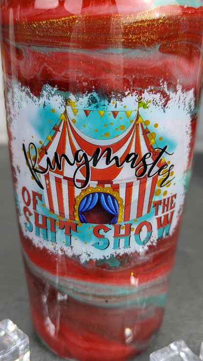 Ringmaster Swirl 20 oz Tumbler