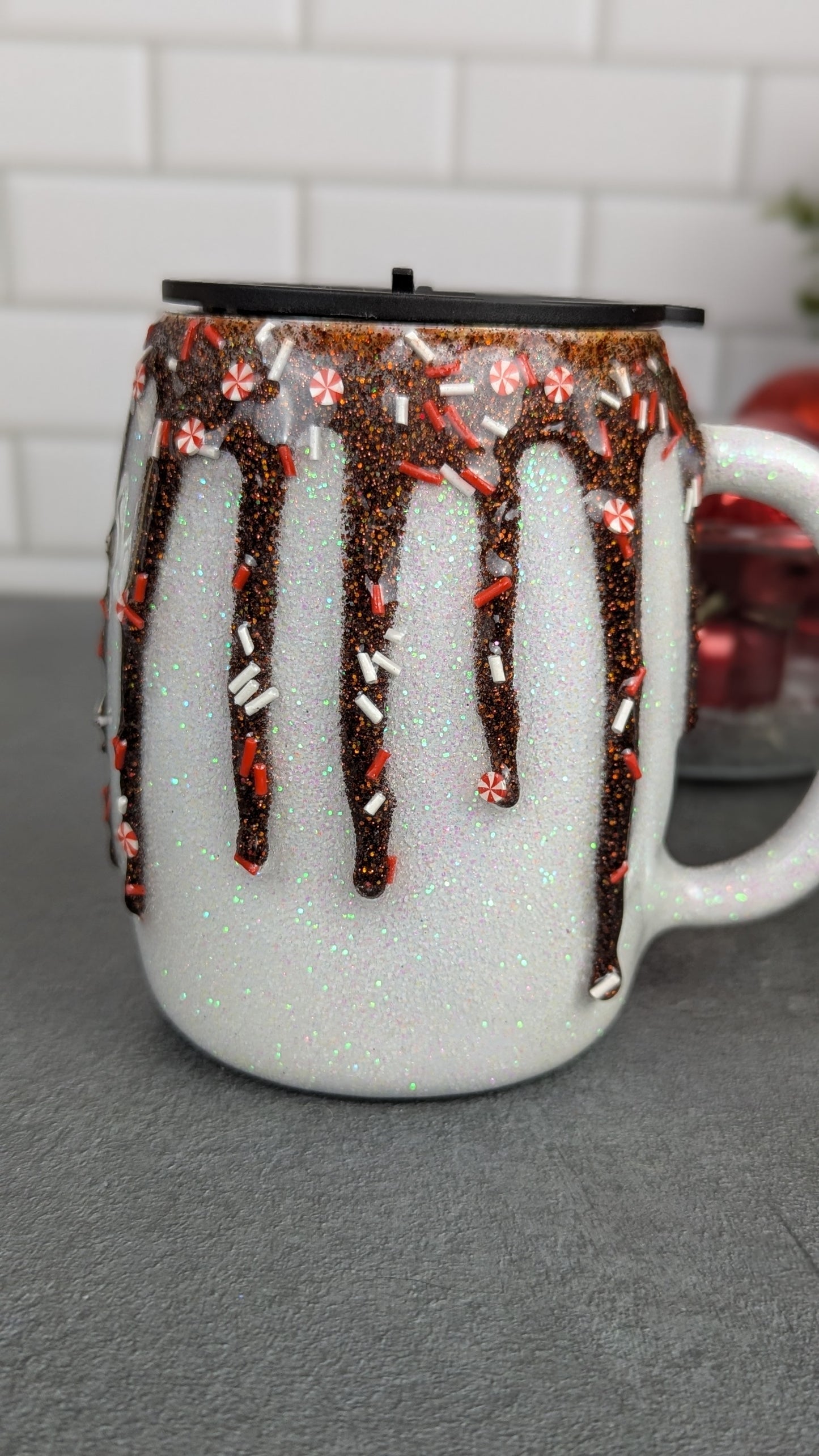 Elf Hot Cocoa Drip 14oz mug