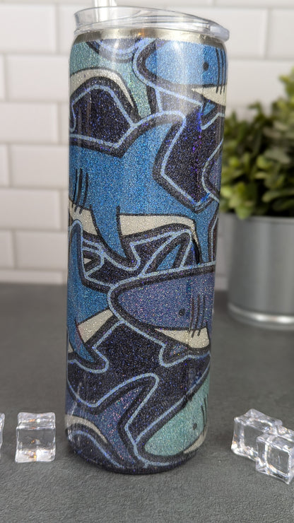 Shark Burst 20oz Tumbler