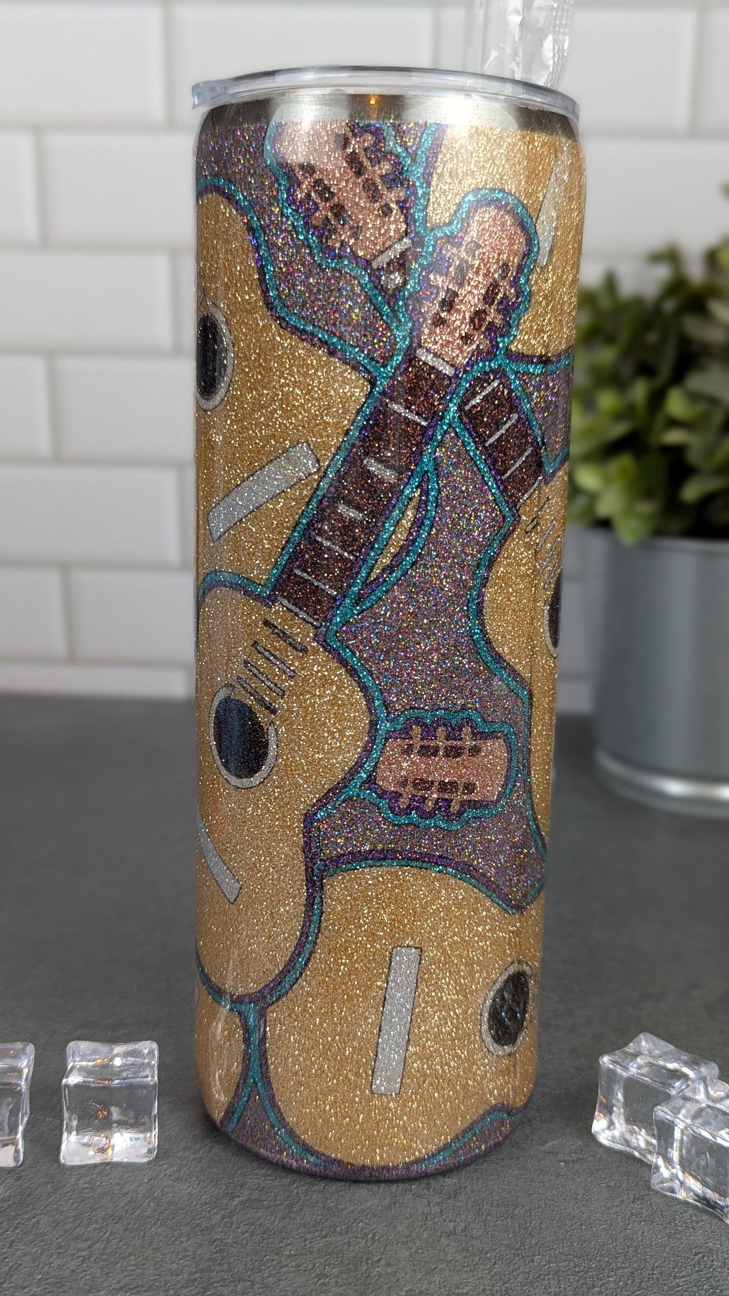 Guitar Burst 20oz Tumbler