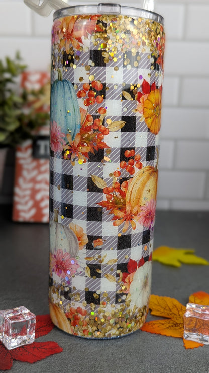 Fall Owl 20 oz Split Tumbler