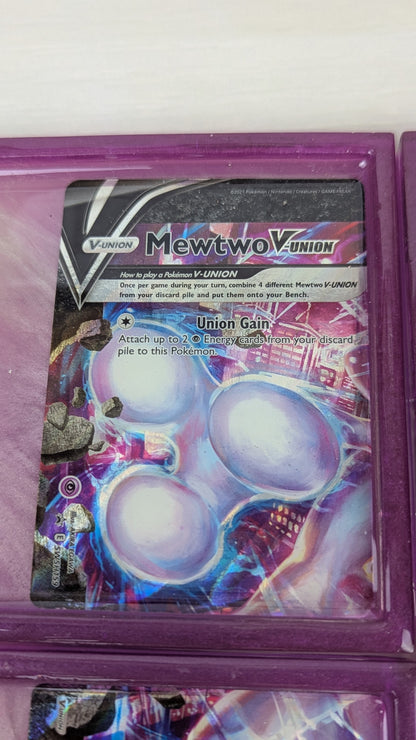 Mewtwo V Union Card Coaster Set